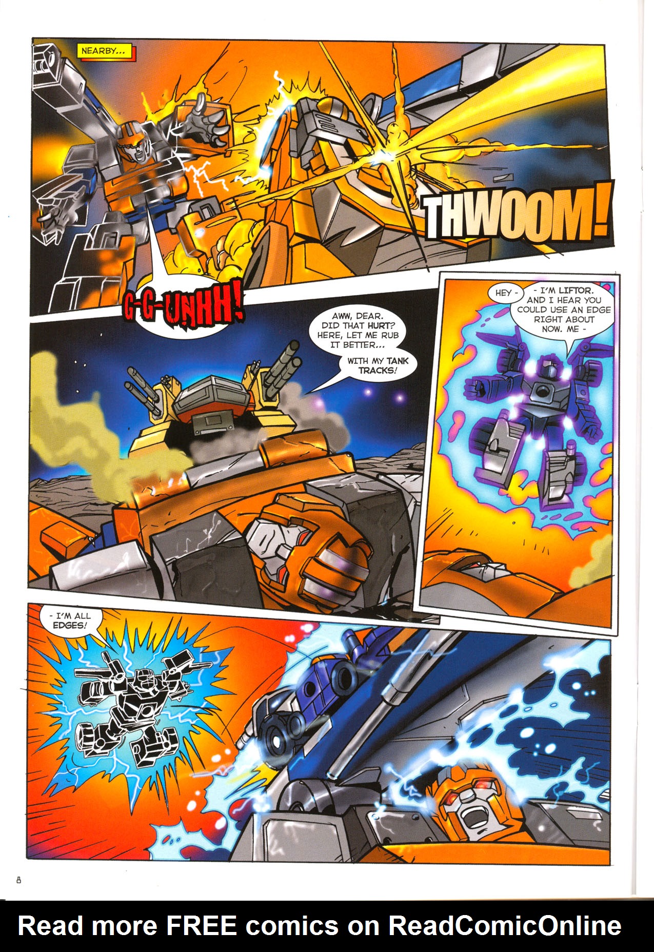 Read online Transformers: Armada (2003) comic -  Issue #6 - 7
