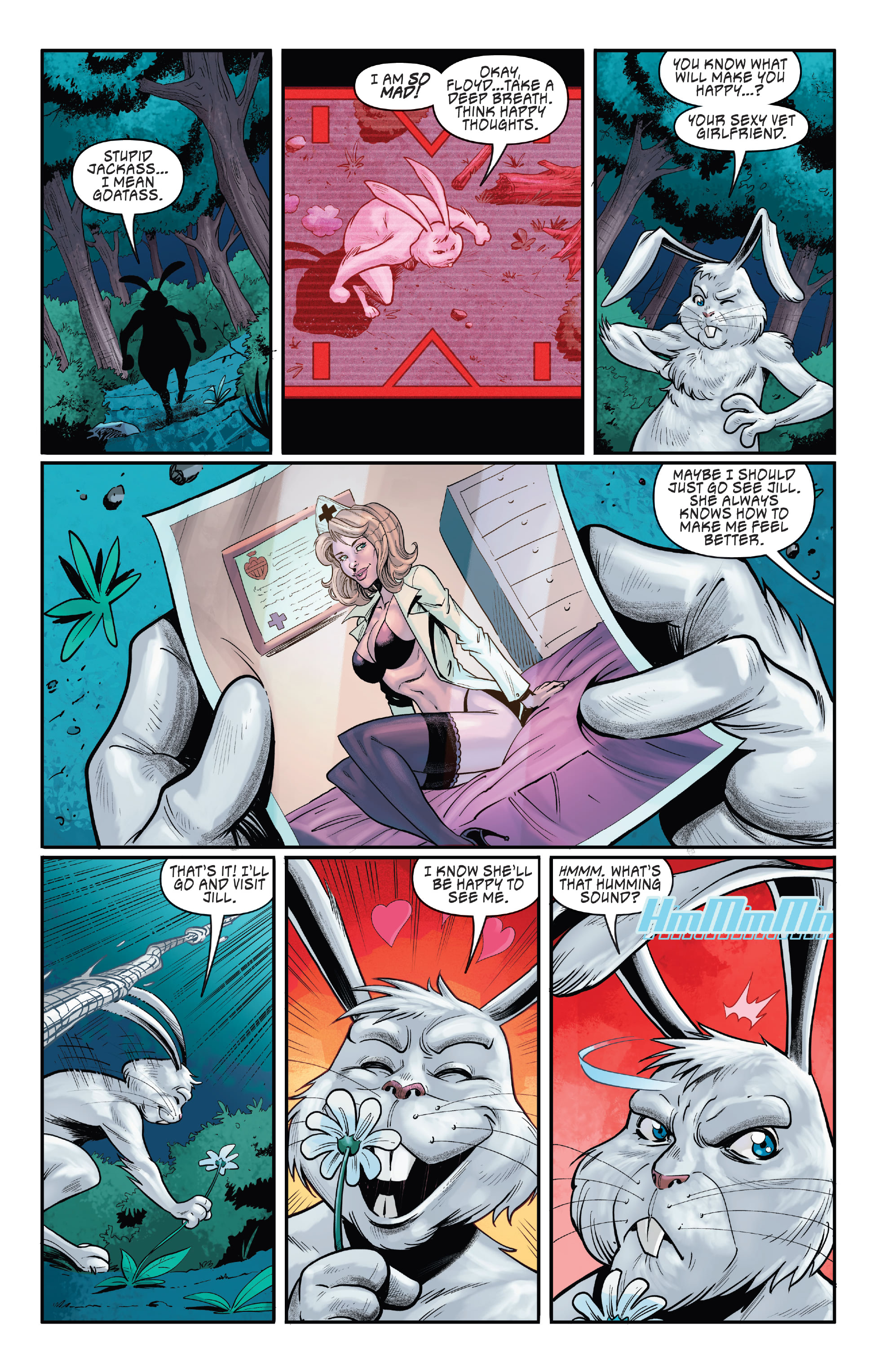 Read online Man Goat & the Bunnyman: Green Eggs & Blam comic -  Issue #1 - 14
