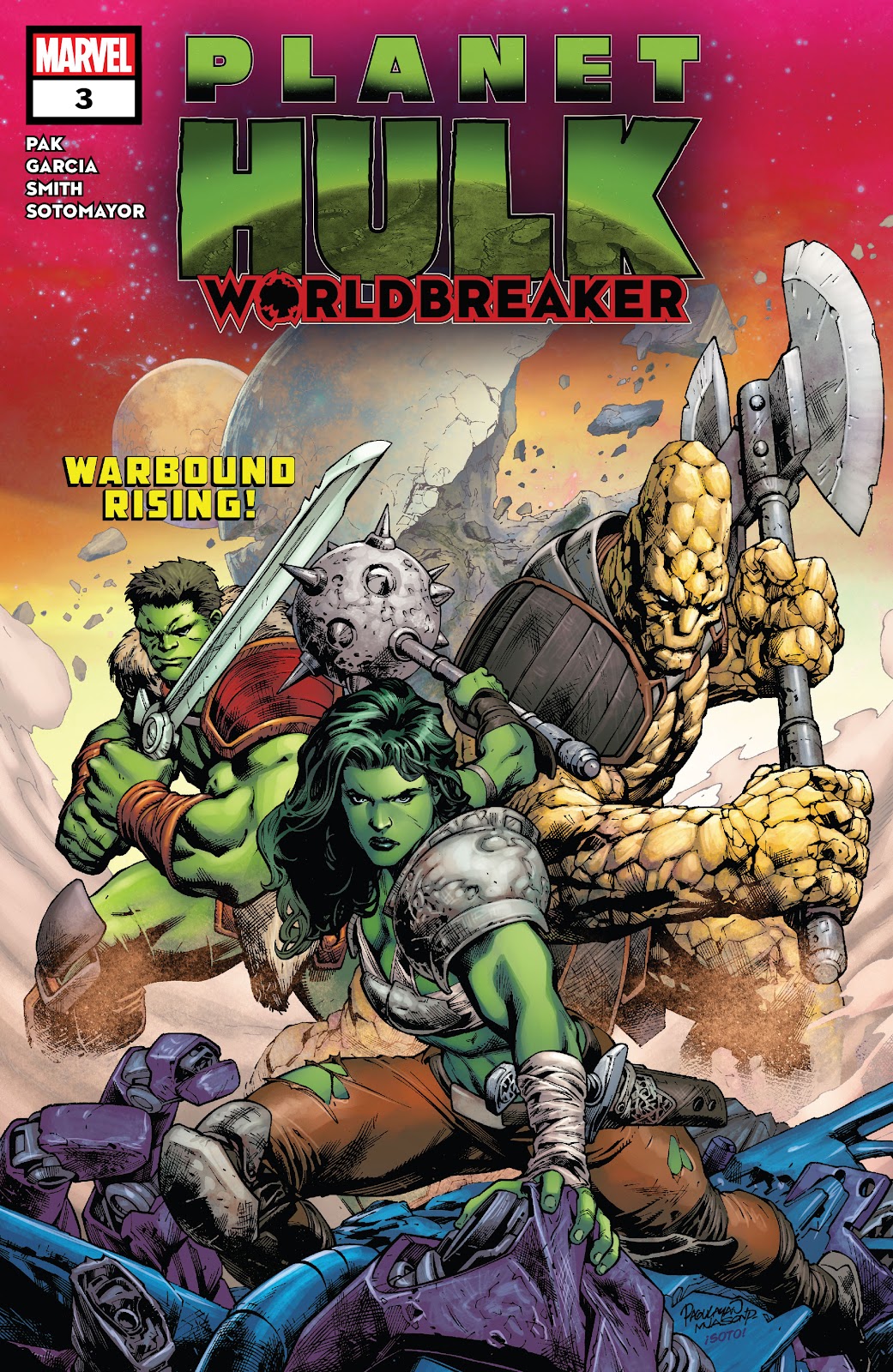 Planet Hulk Worldbreaker issue 3 - Page 1