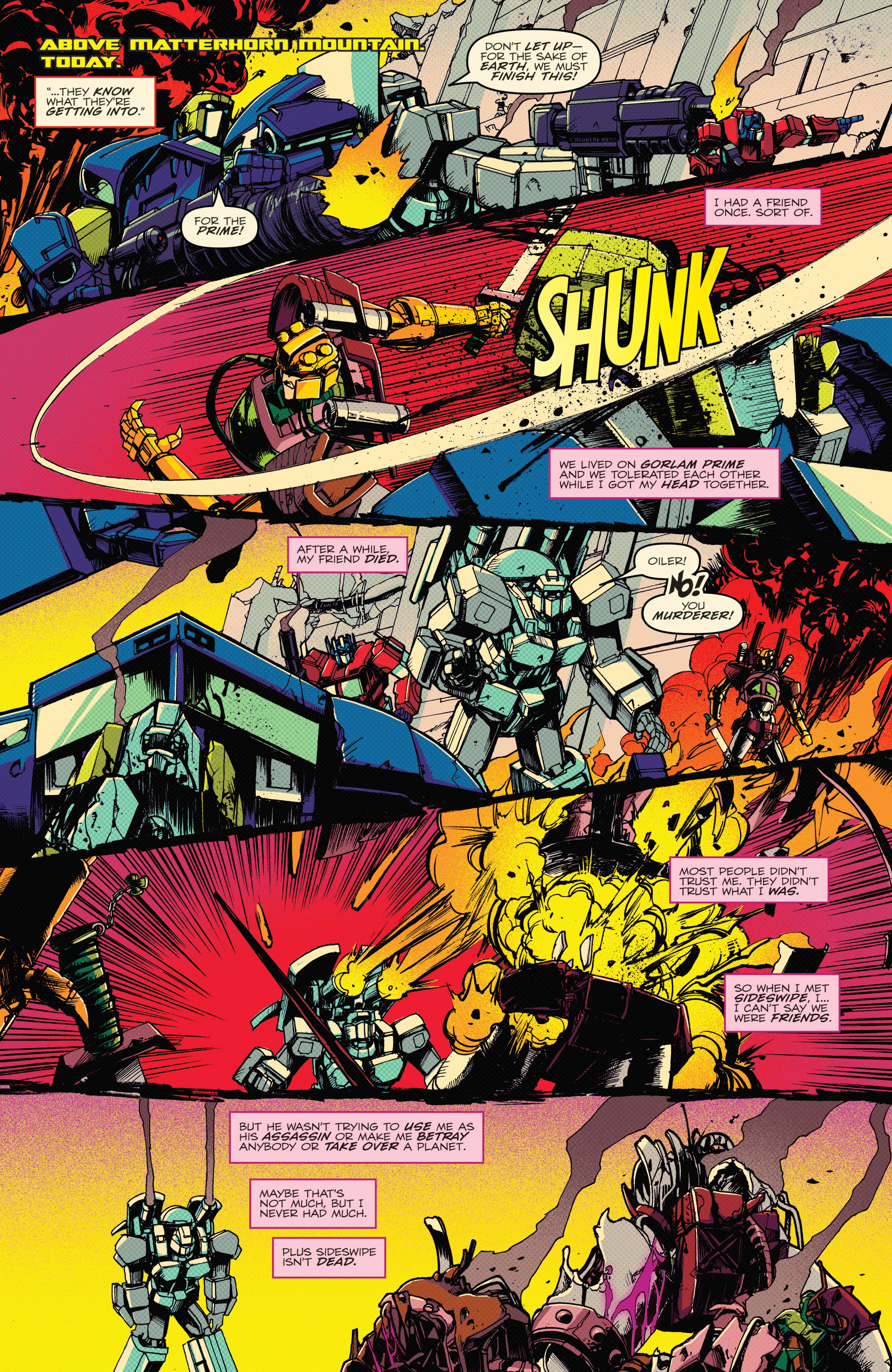 Read online Optimus Prime comic -  Issue #5 - 19