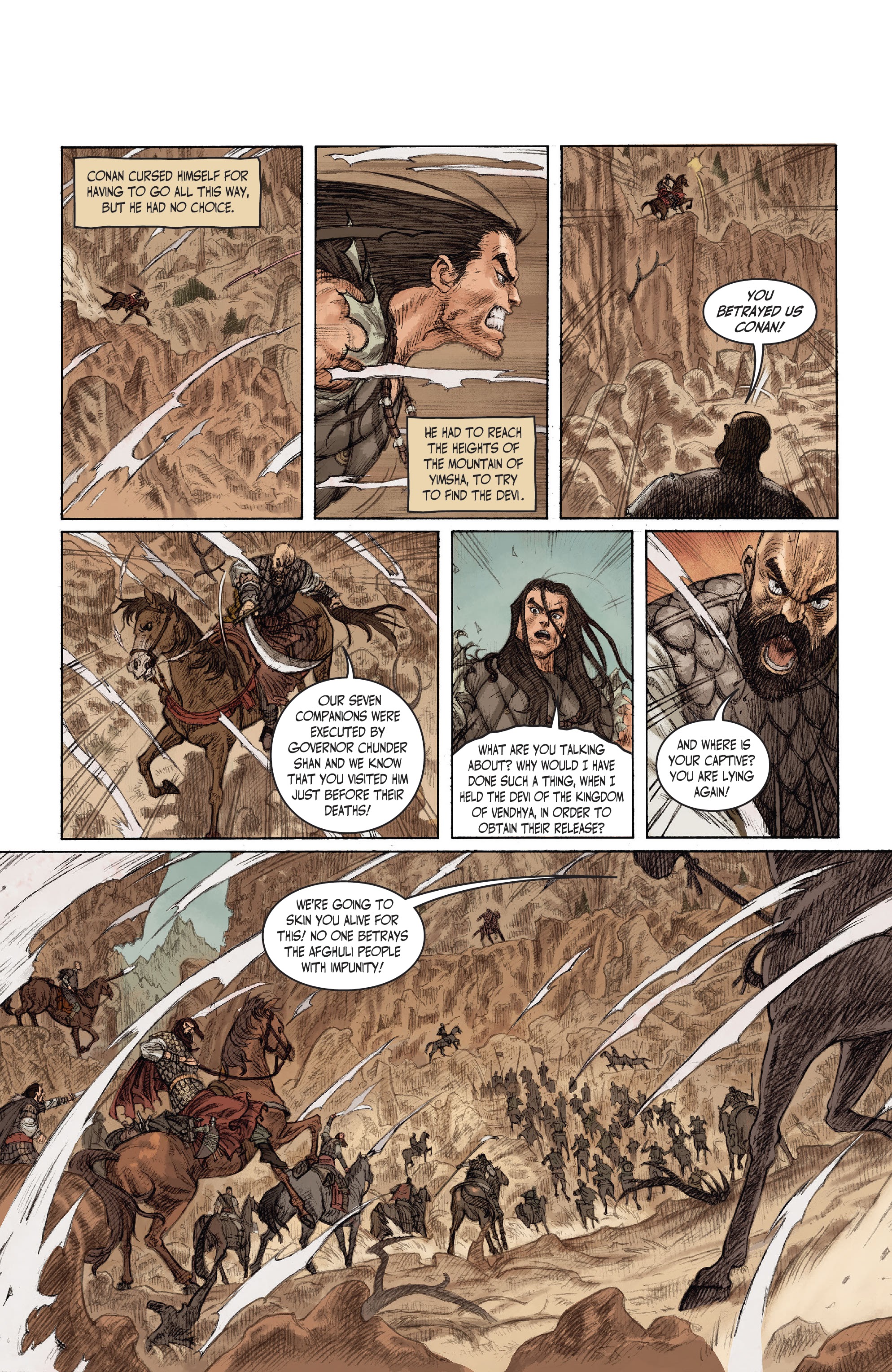 Read online The Cimmerian: People of the Black Circle comic -  Issue #2 - 17