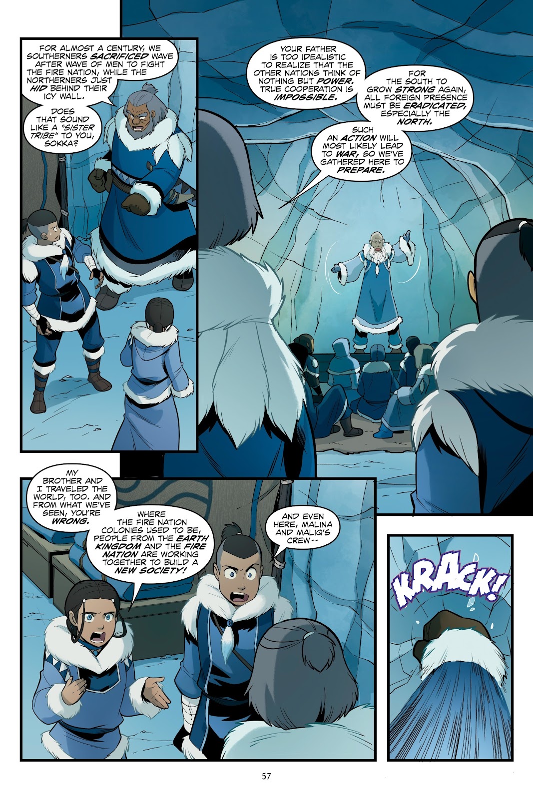 Avatar: The Last Airbender--North and South Omnibus issue TPB (Part 1) - Page 56