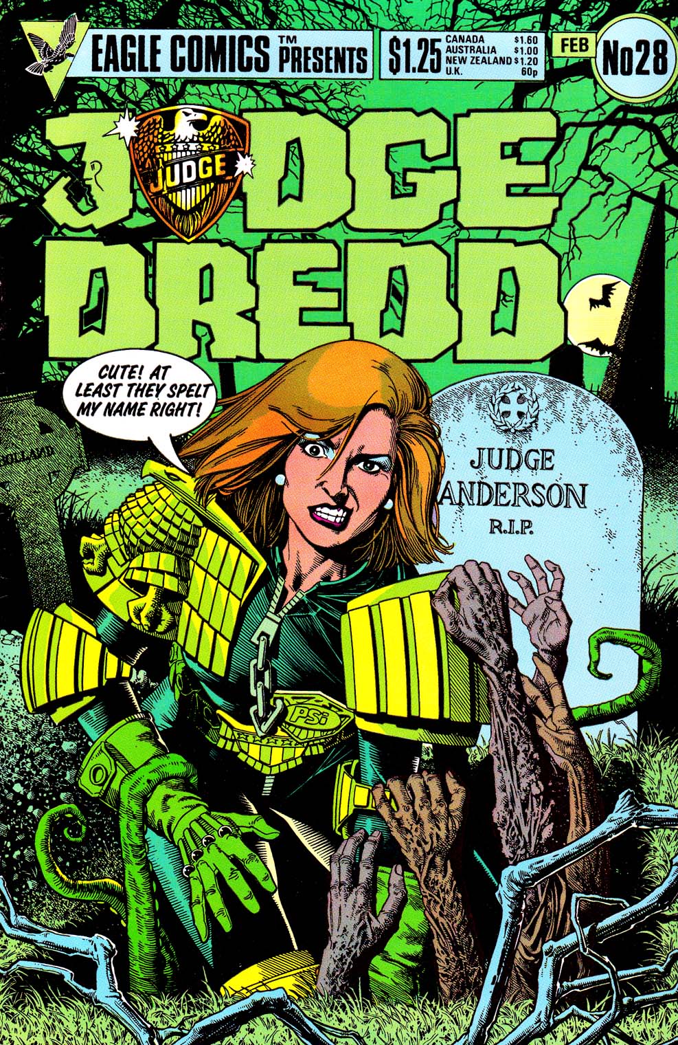 Read online Judge Dredd (1983) comic -  Issue #28 - 1