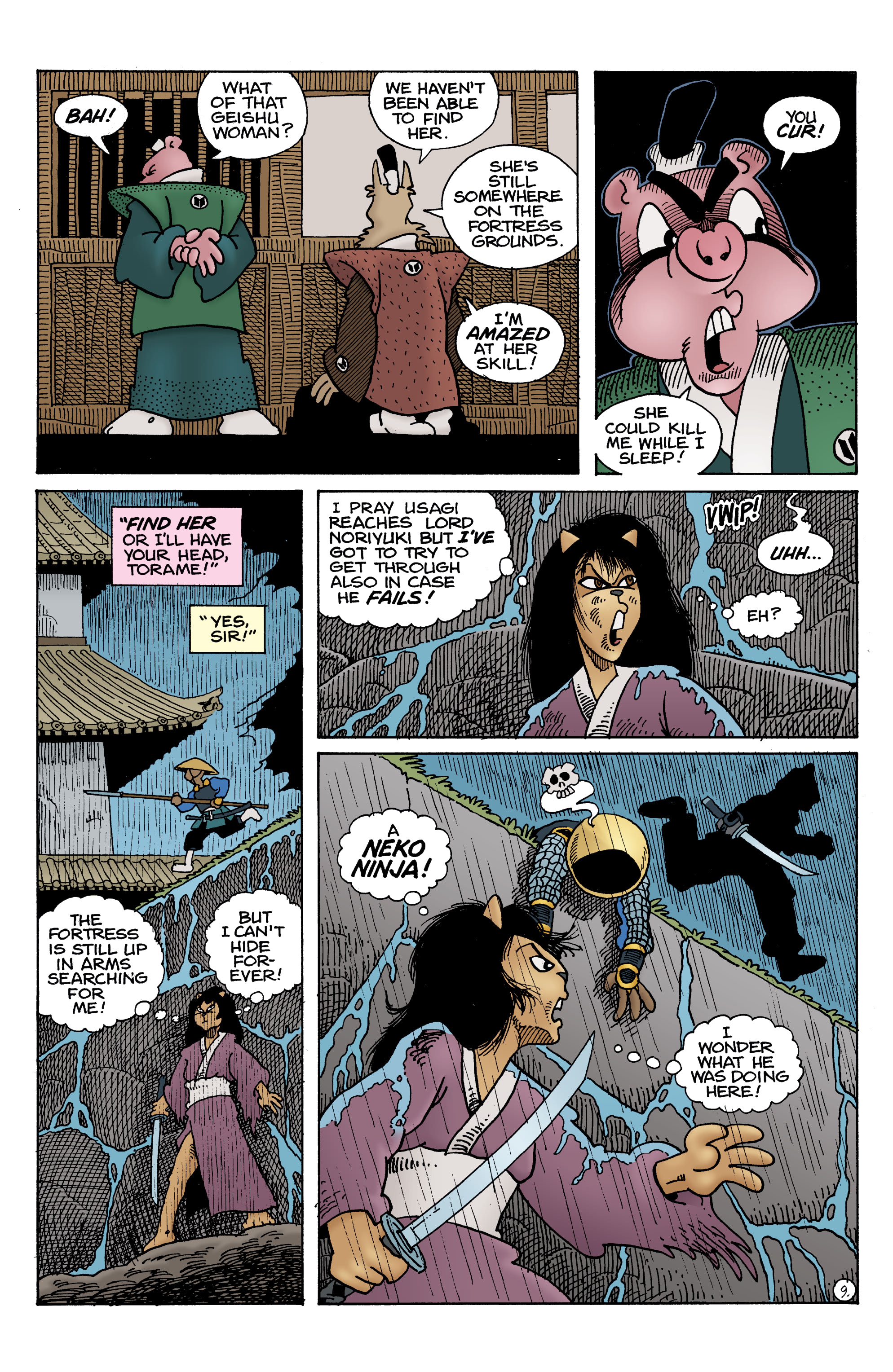 Read online Usagi Yojimbo: The Dragon Bellow Conspiracy comic -  Issue #4 - 11