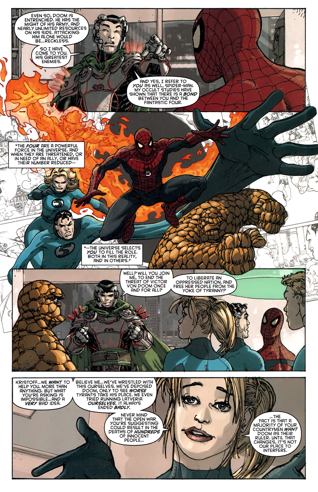 Read online Spider-Man/Fantastic Four comic -  Issue #4 - 10