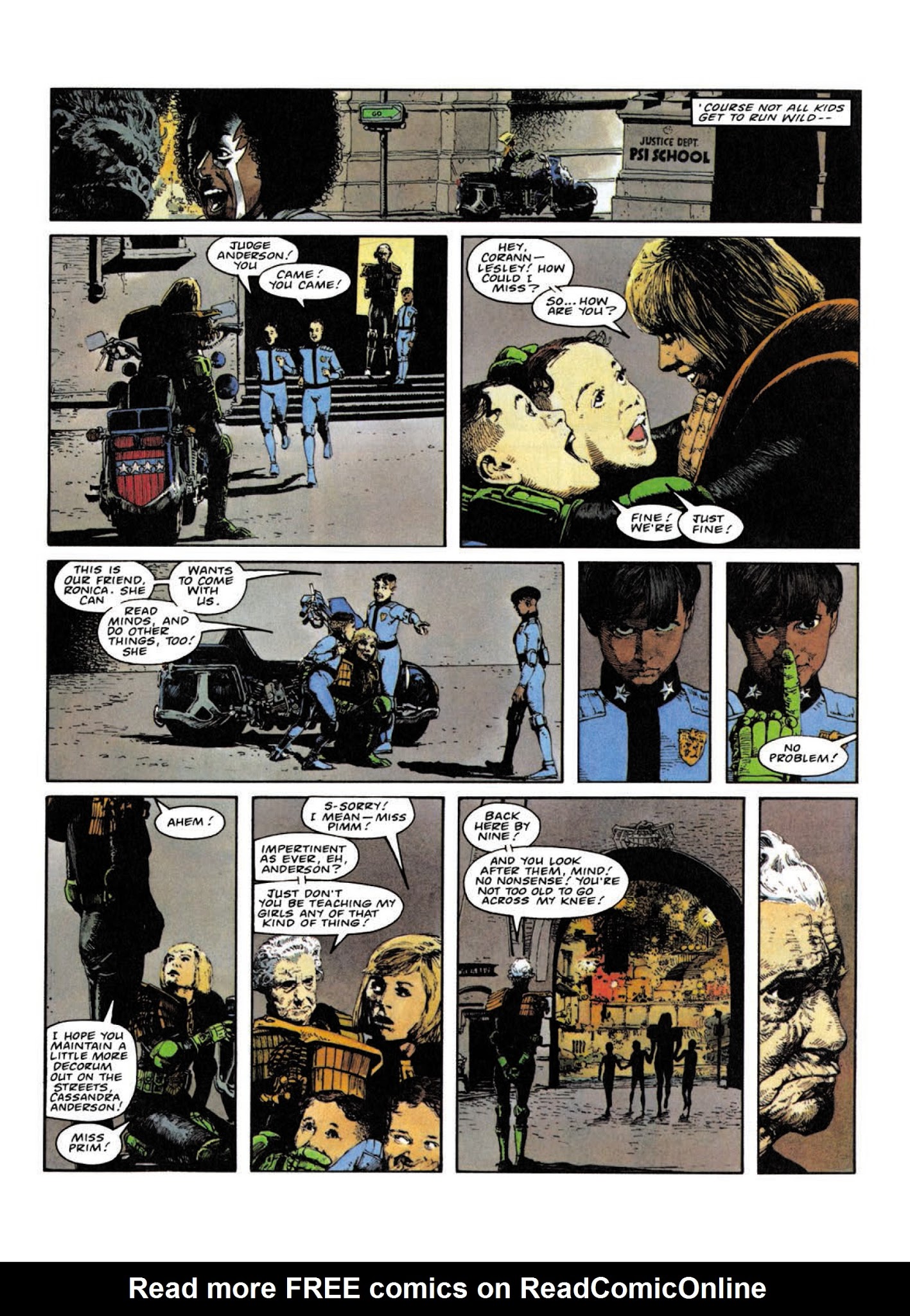 Read online Judge Anderson: The Psi Files comic -  Issue # TPB 2 - 87