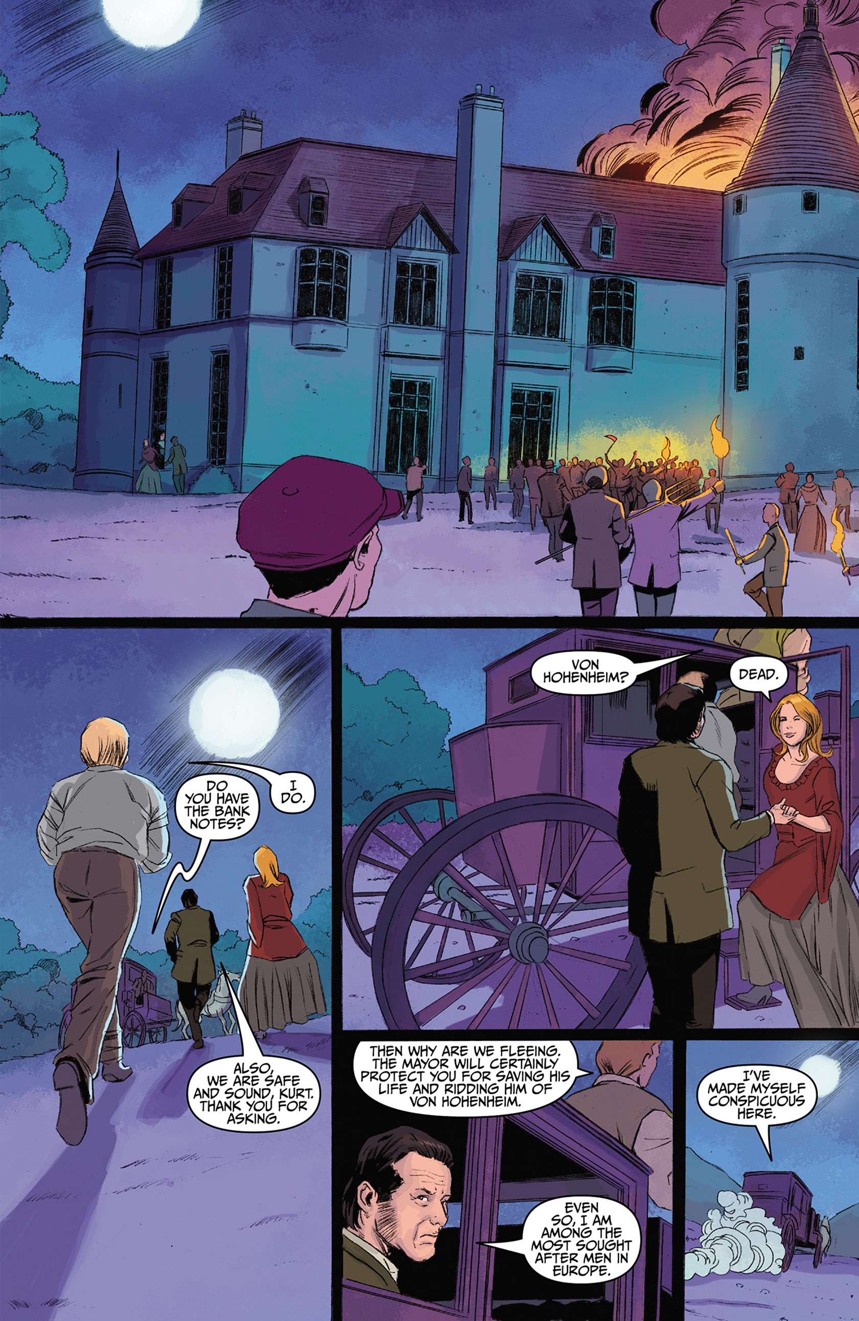 Read online Sherlock Holmes: Moriarty Lives comic -  Issue #5 - 19
