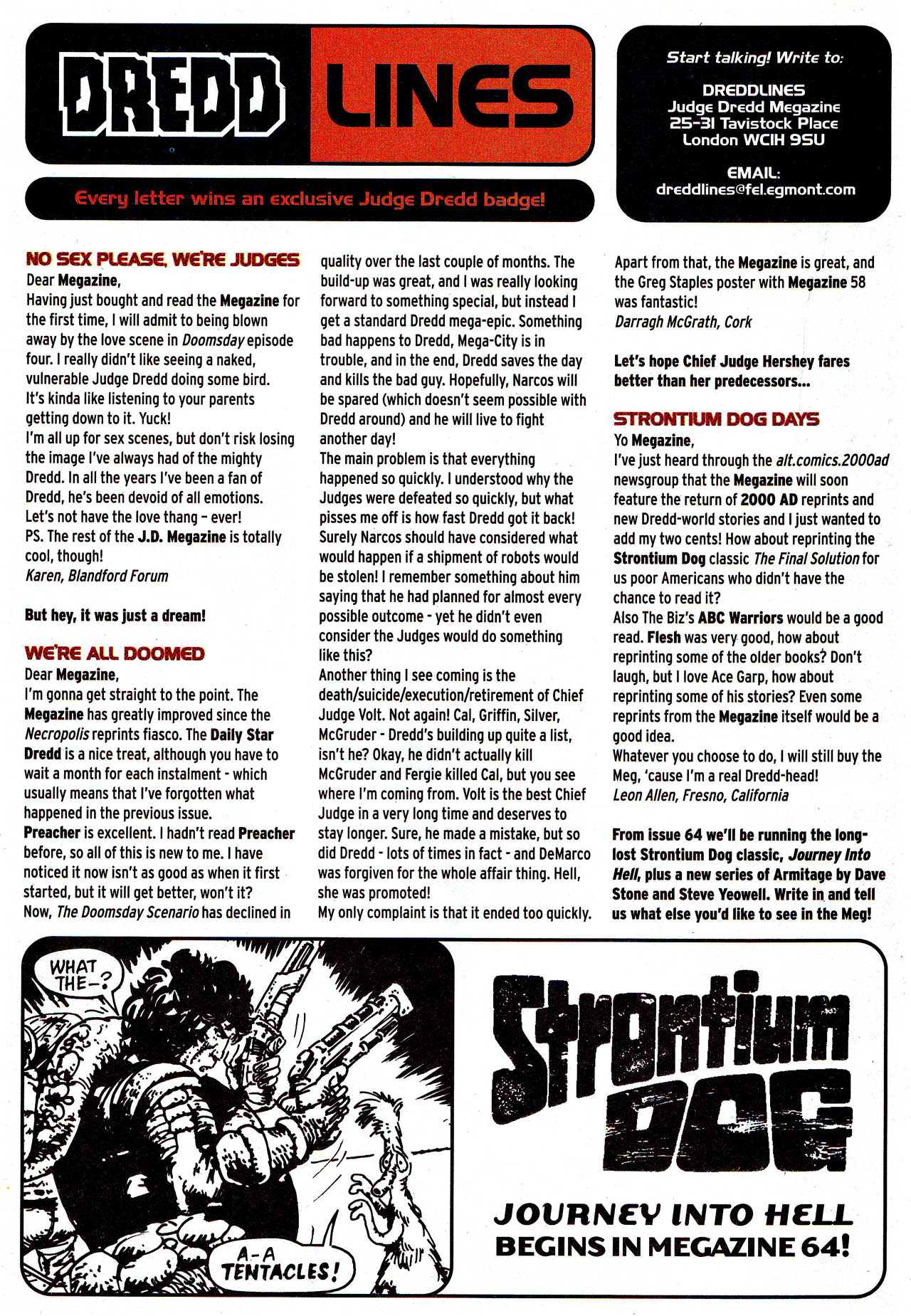 Read online Judge Dredd Megazine (vol. 3) comic -  Issue #61 - 26