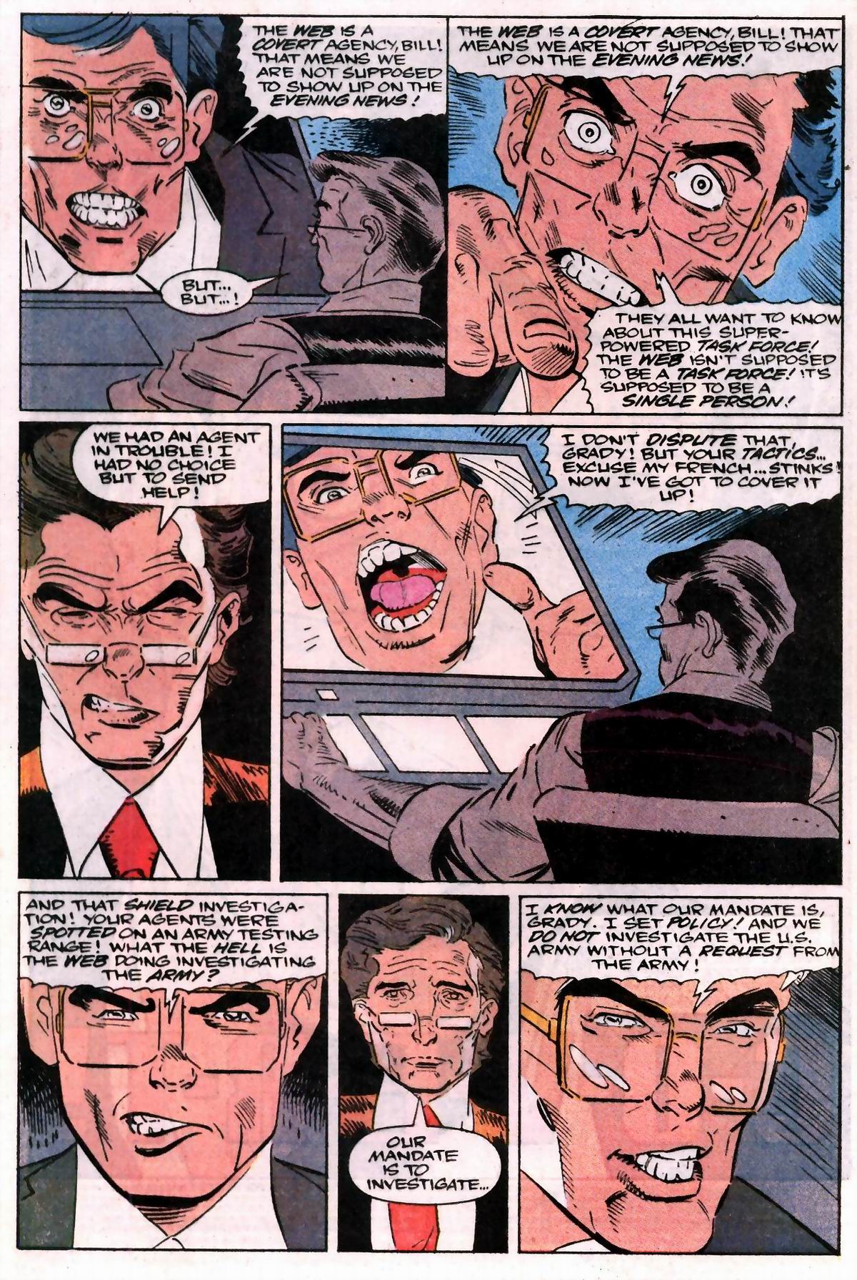 Read online The Web (1991) comic -  Issue #4 - 3