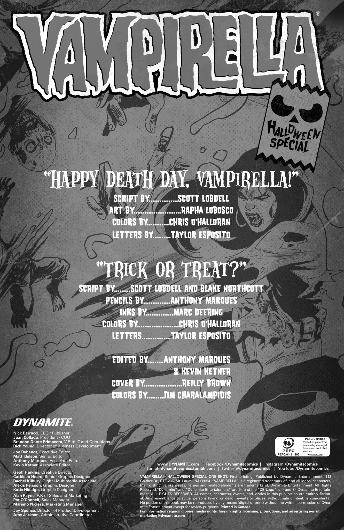 Read online Vampirella: 2018 Halloween Special comic -  Issue # Full - 2