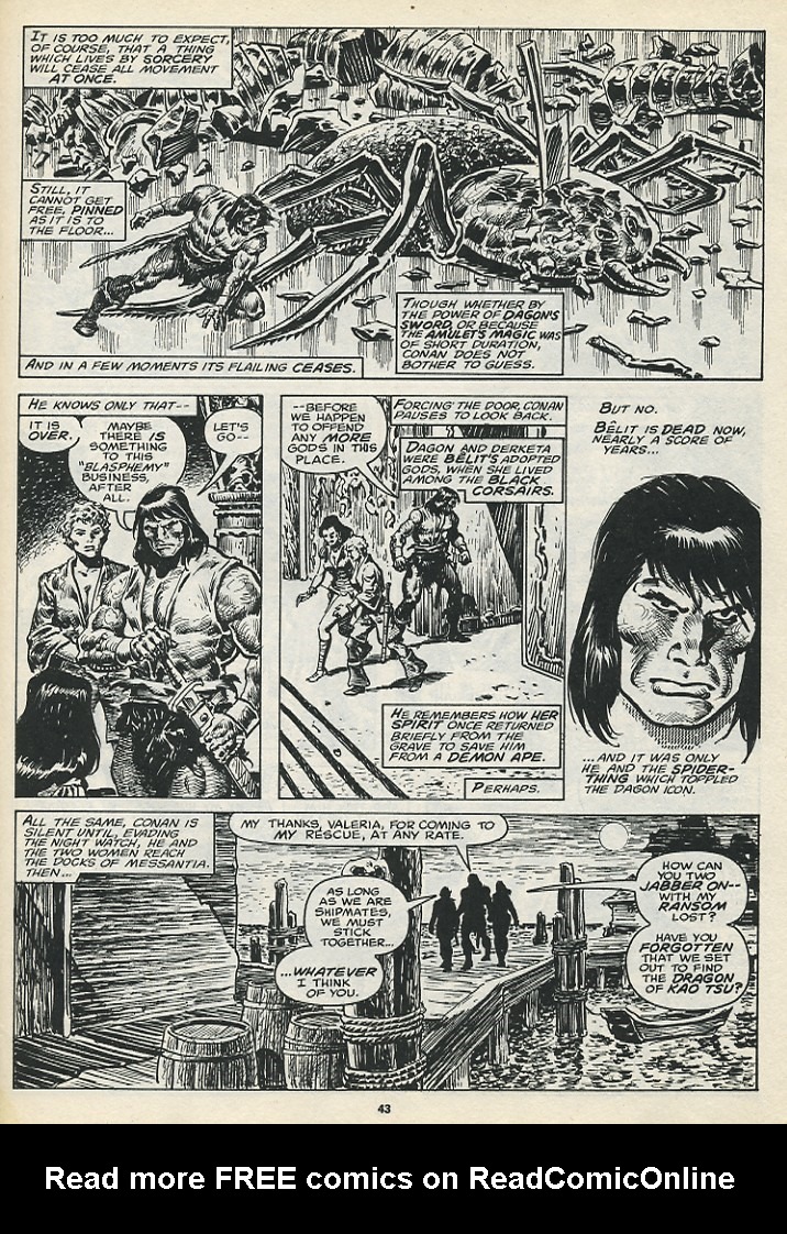 The Savage Sword Of Conan issue 197 - Page 45