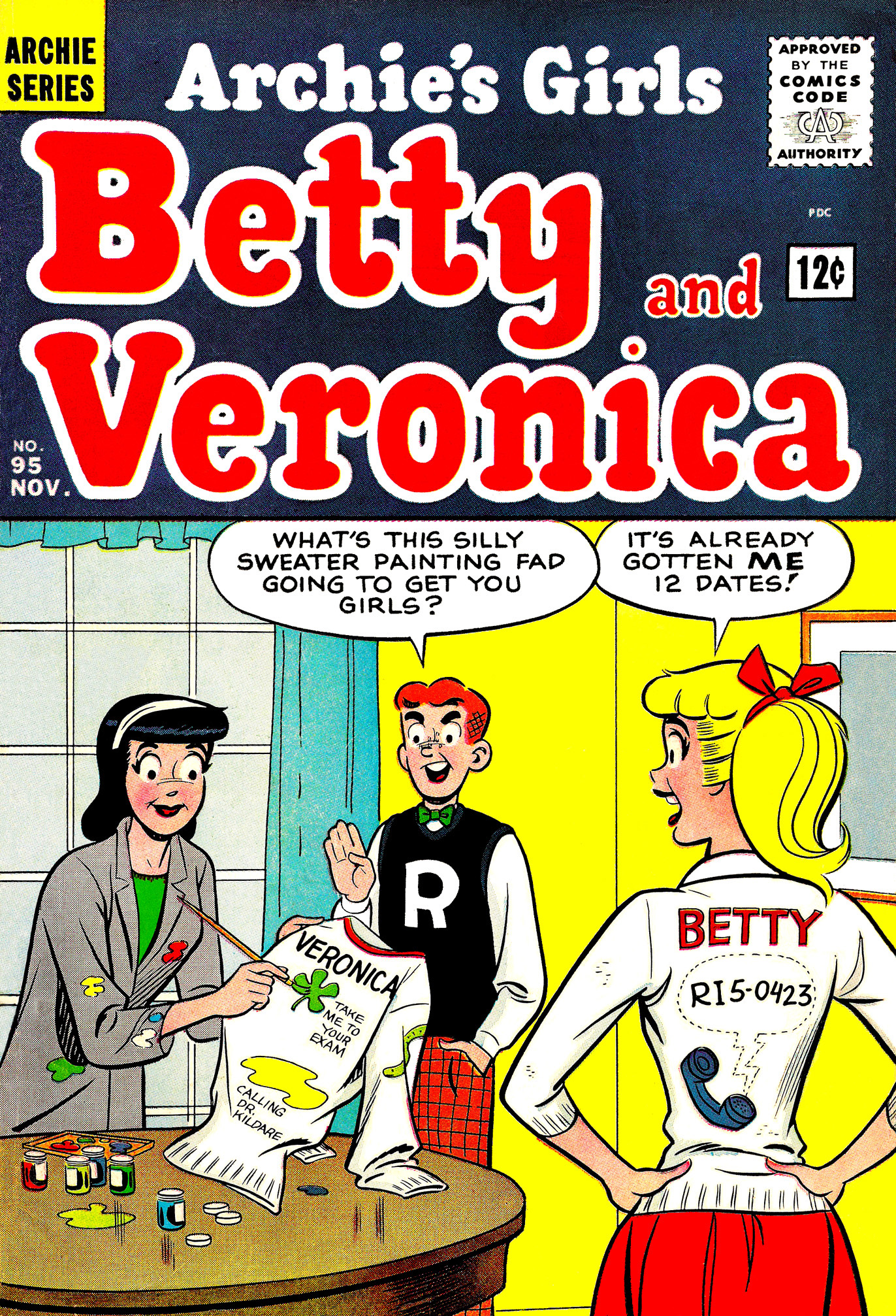 Read online Archie's Girls Betty and Veronica comic -  Issue #95 - 1