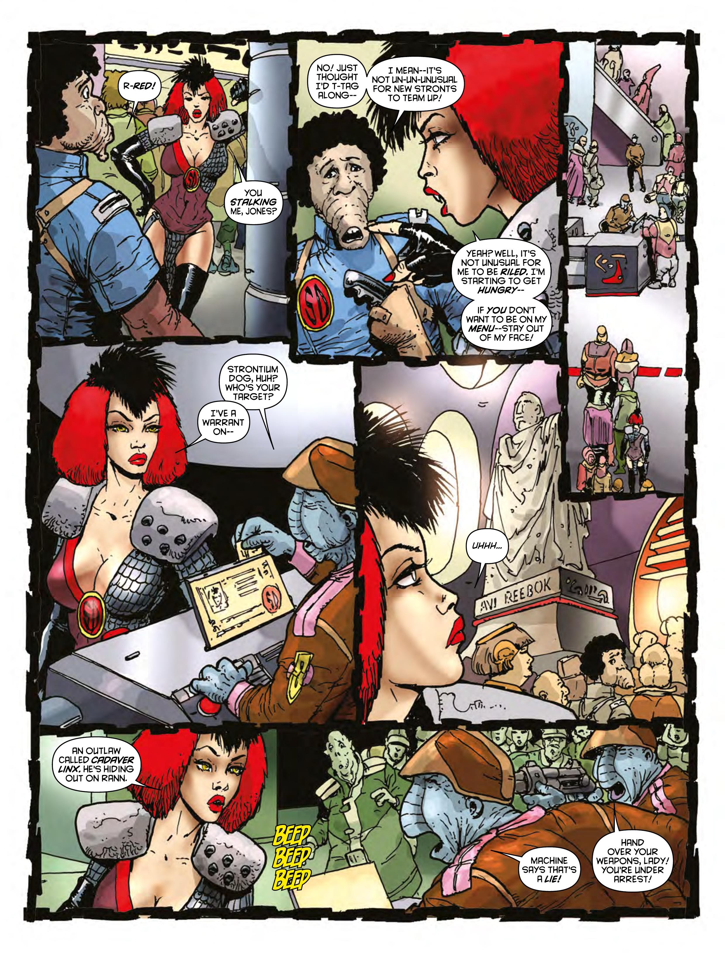 Read online 2000AD Durham Red comic -  Issue # TPB - 81