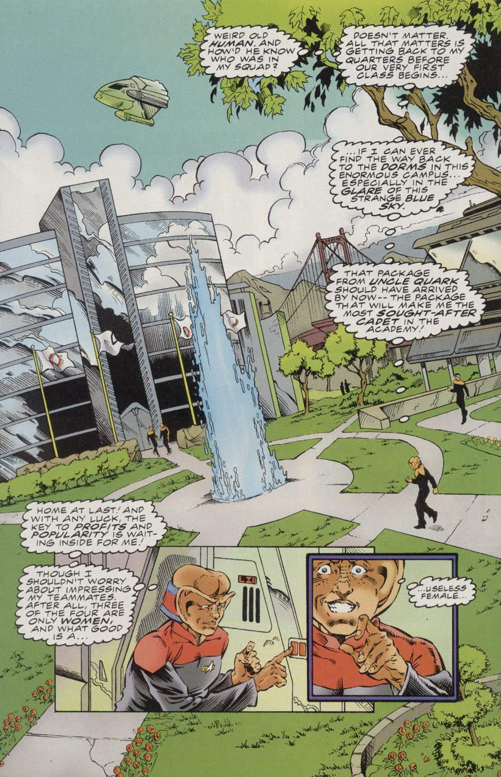 Read online Star Trek: Starfleet Academy (1996) comic -  Issue #1 - 8