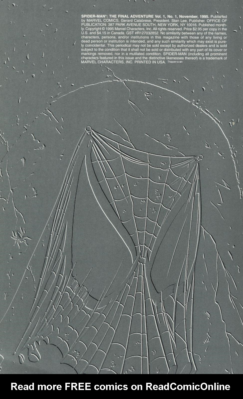 Read online Spider-Man: The Final Adventure comic -  Issue #1 - 2