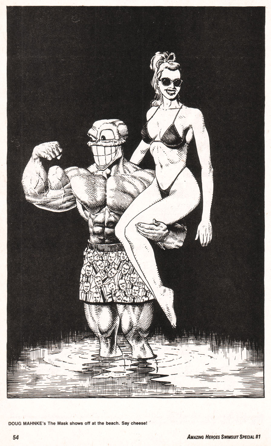 Read online Amazing Heroes Swimsuit Special comic -  Issue # TPB 1 - 56