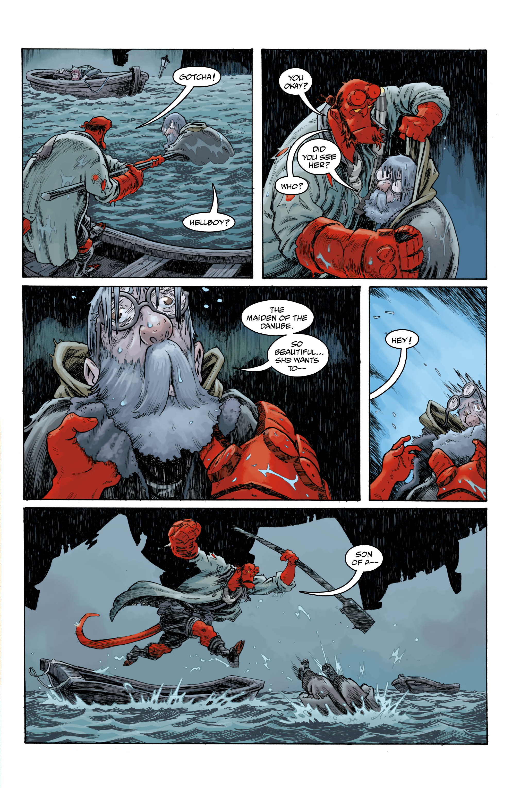 Read online Hellboy and the B.P.R.D.: Time is a River comic -  Issue # Full - 17