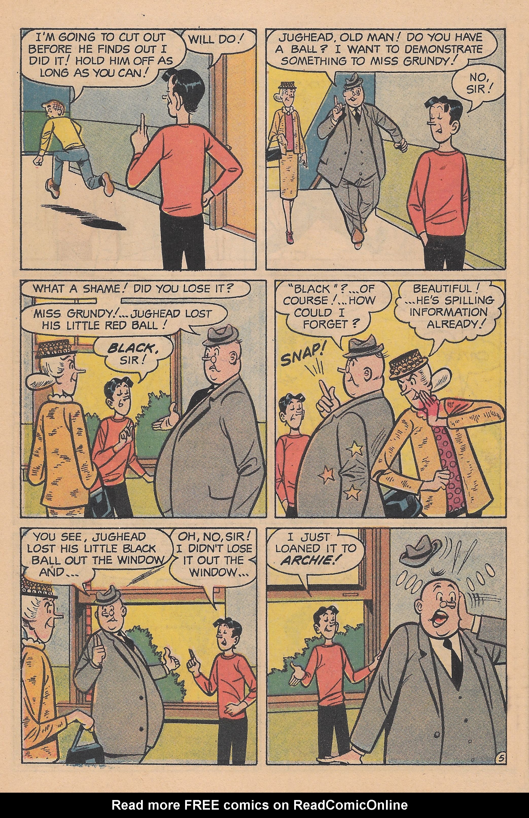 Read online Archie's TV Laugh-Out comic -  Issue #5 - 56