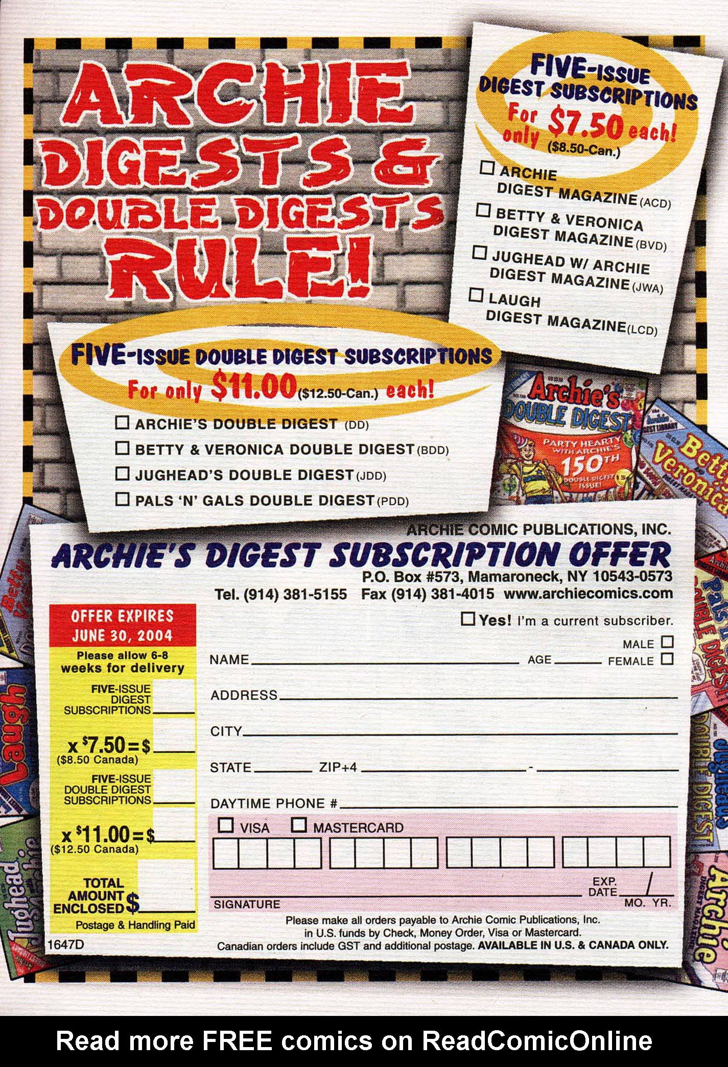 Read online Archie's Pals 'n' Gals Double Digest Magazine comic -  Issue #84 - 163