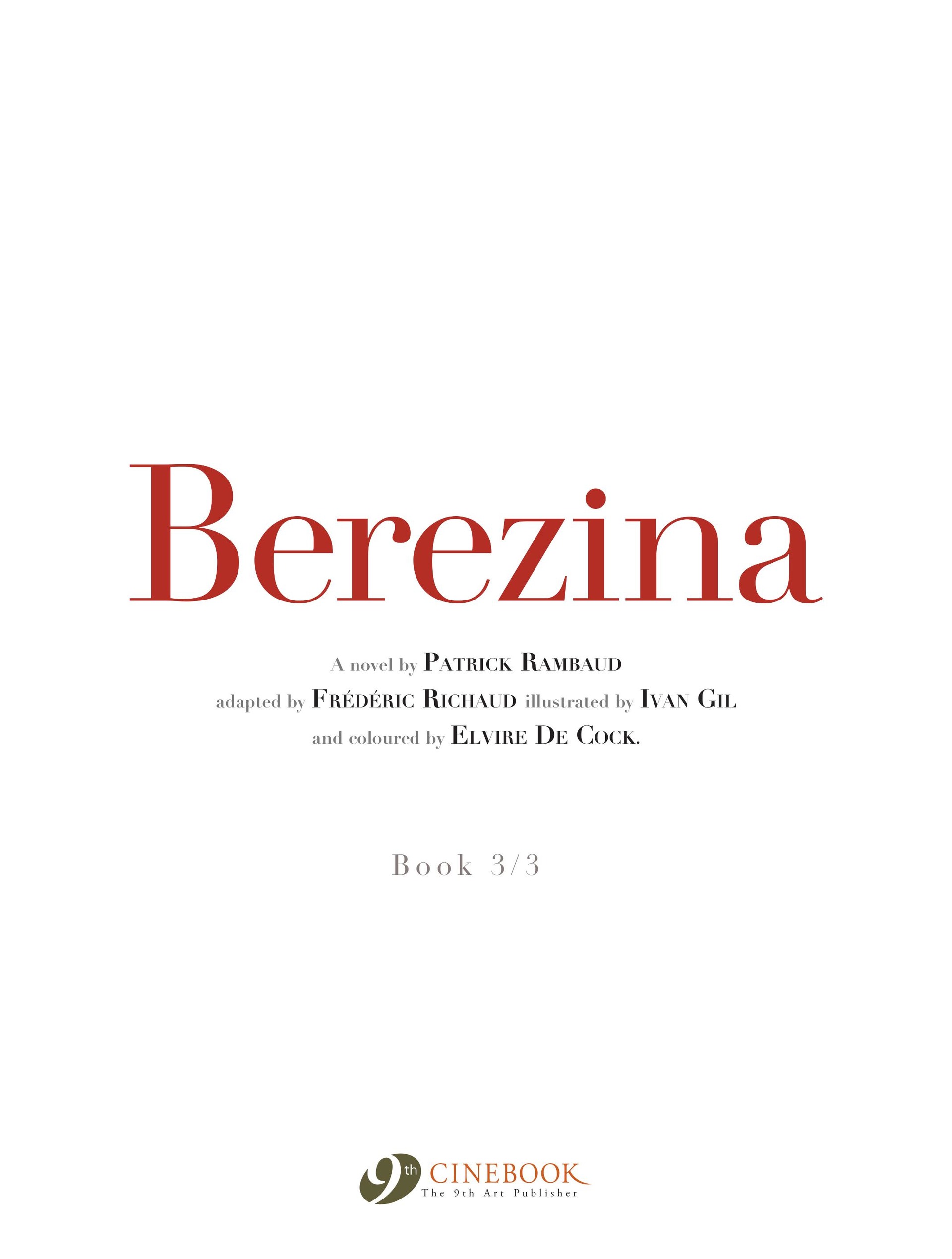 Read online Berezina comic -  Issue # _Edition 3 - 3