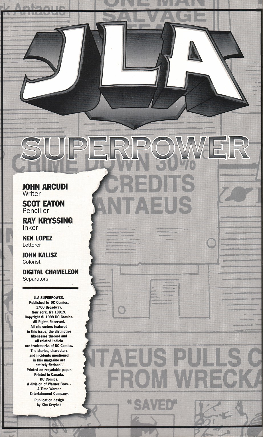 Read online JLA Superpower comic -  Issue # Full - 3