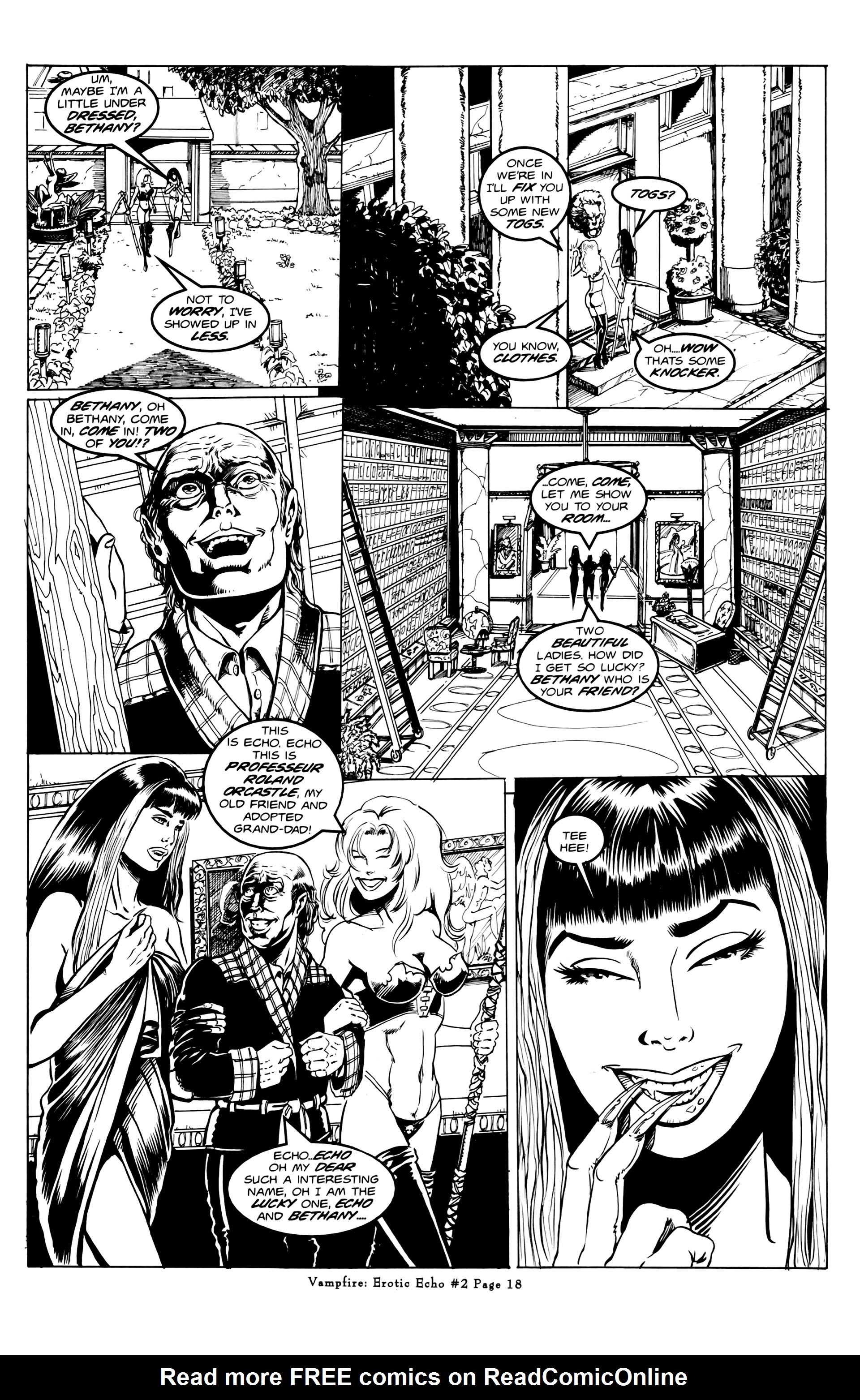 Read online Vampfire: Erotic Echo comic -  Issue #2 - 21