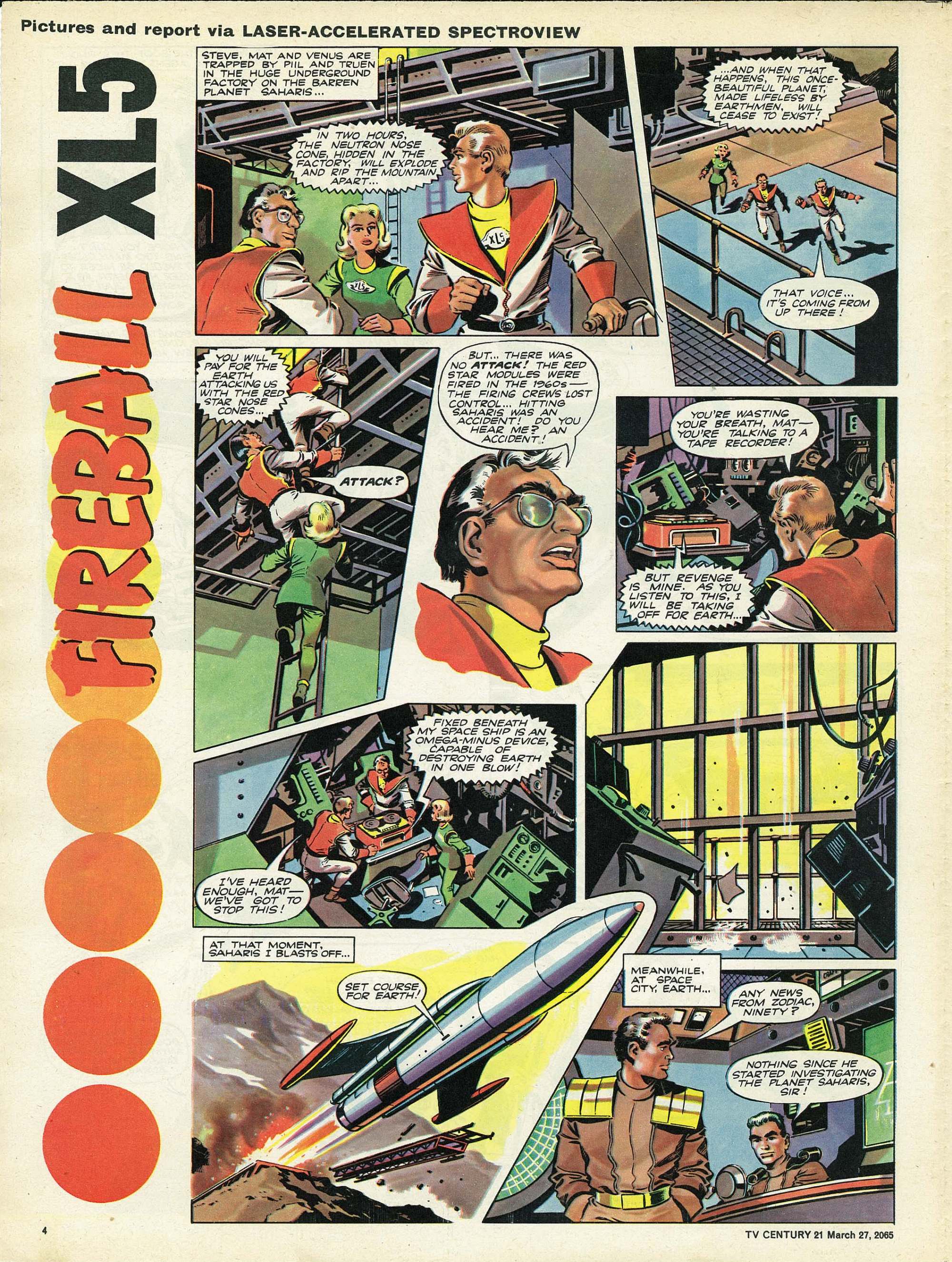 Read online TV Century 21 (TV 21) comic -  Issue #10 - 4