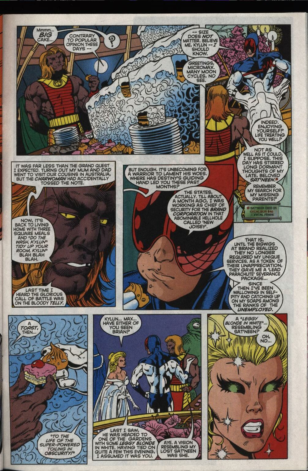 Read online Excalibur (1988) comic -  Issue #125 - 33