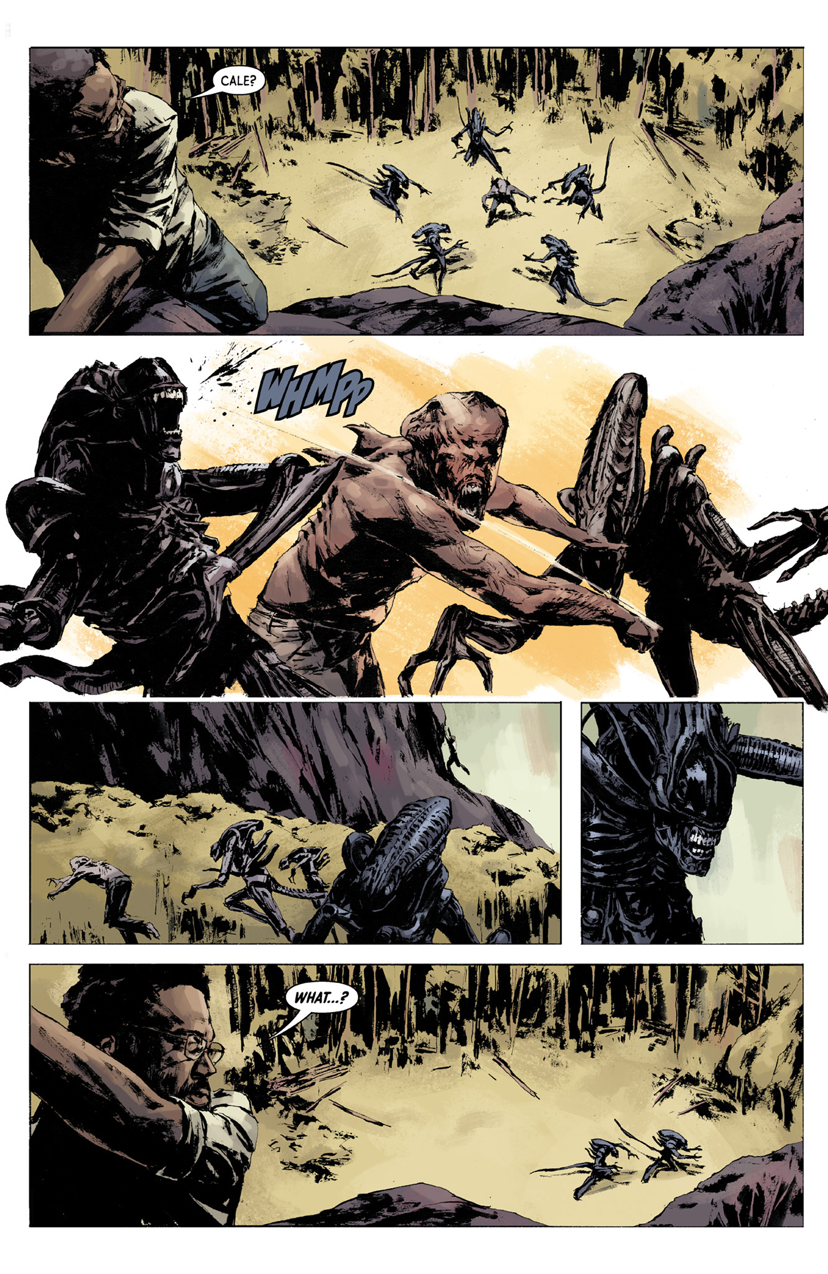 Read online Aliens: Fire and Stone comic -  Issue #4 - 8