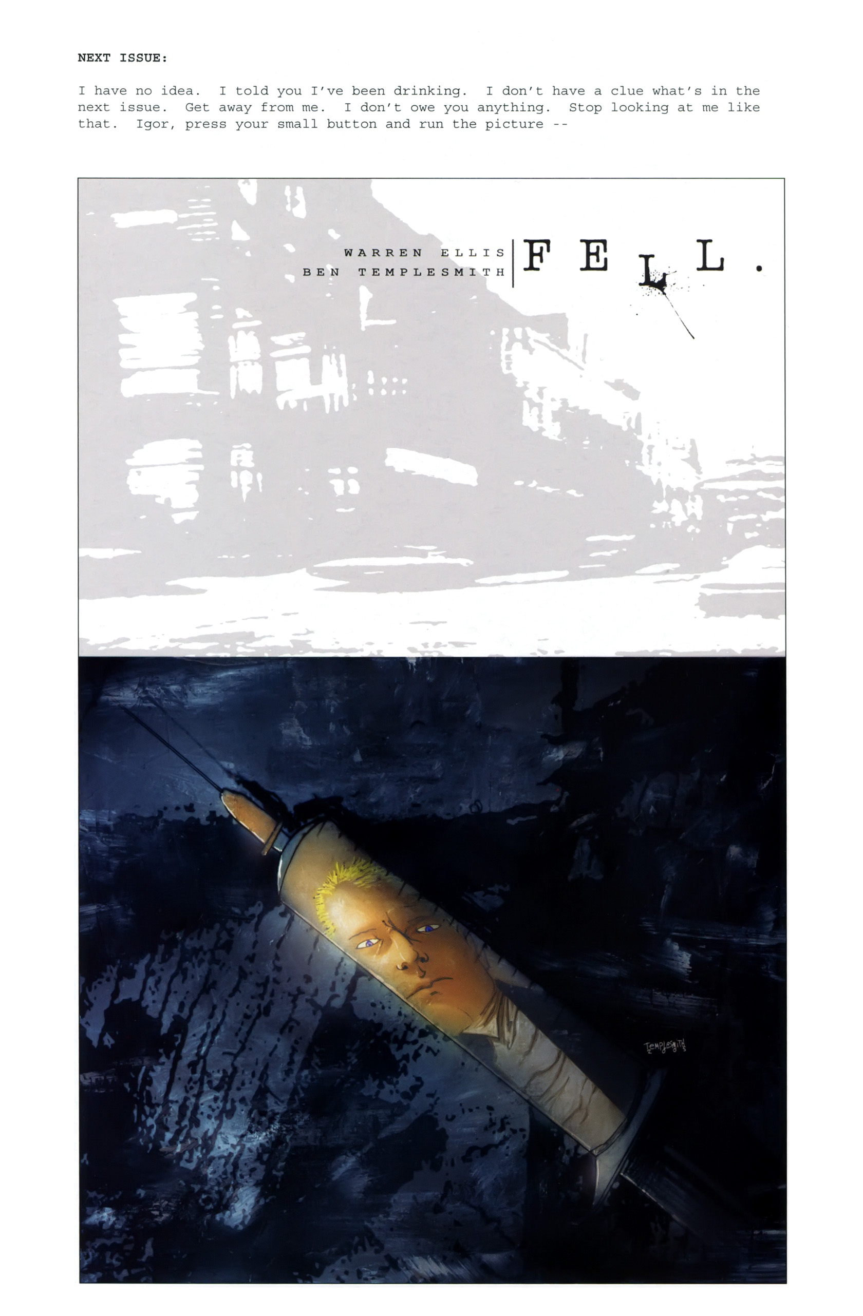 Read online Fell comic -  Issue #5 - 23