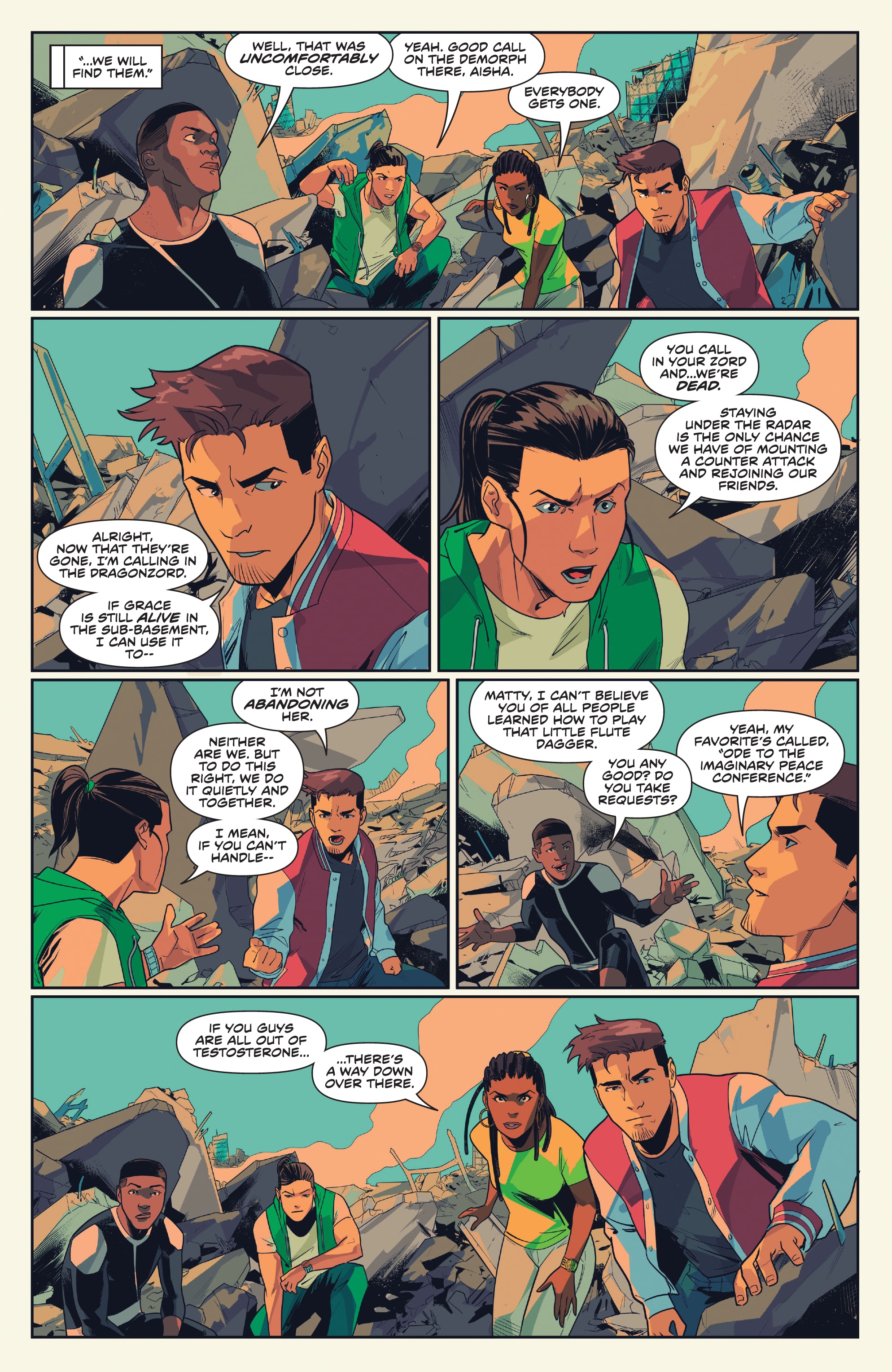 Read online Mighty Morphin comic -  Issue #14 - 14