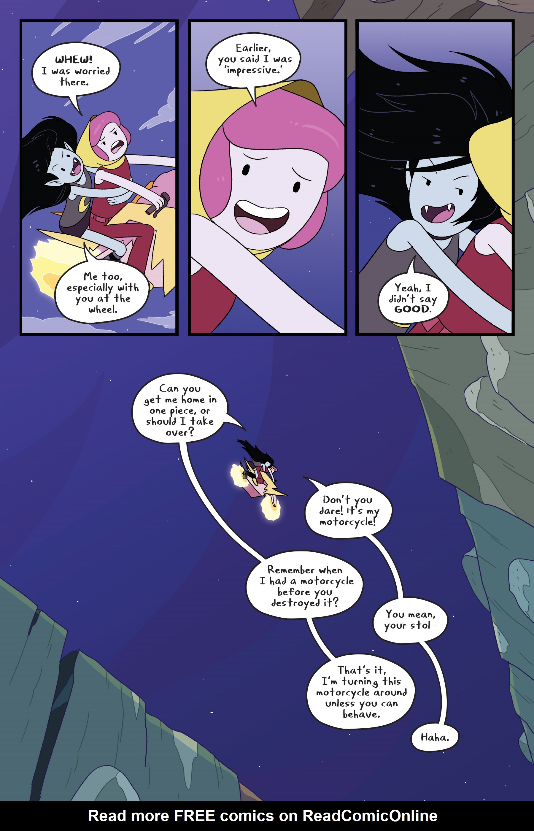 Read online Adventure Time: Thunder Road comic -  Issue # TPB - 134
