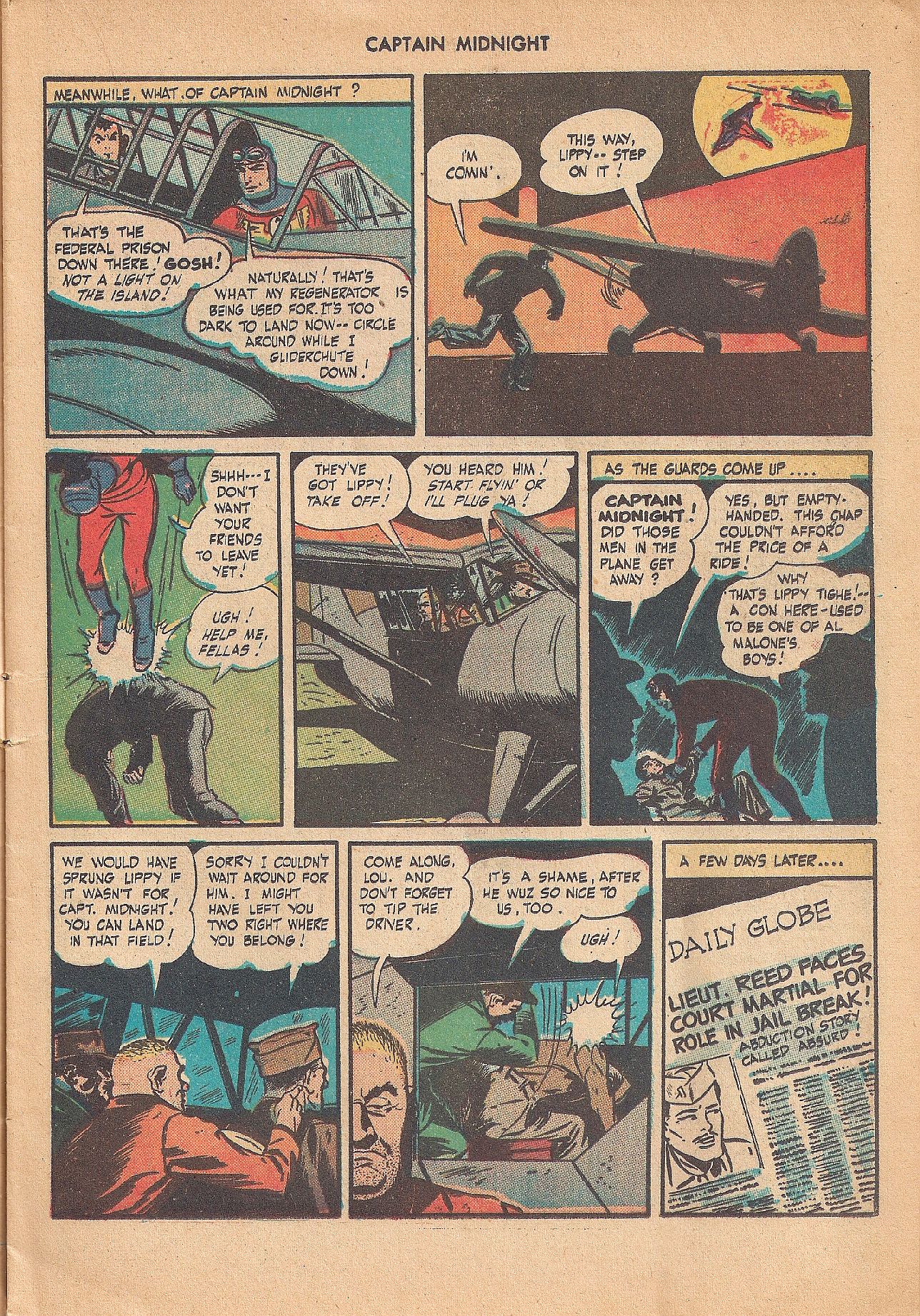 Read online Captain Midnight (1942) comic -  Issue #39 - 16
