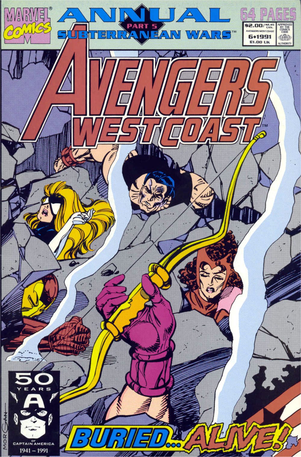 Read online West Coast Avengers (1985) comic -  Issue # _Annual 6 - 1