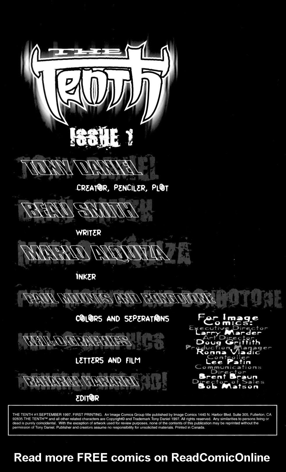 Read online The Tenth [II] comic -  Issue #1 - 2