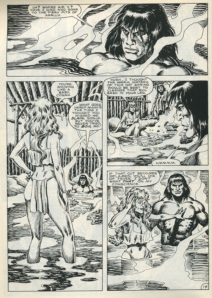 Read online The Savage Sword Of Conan comic -  Issue #144 - 20