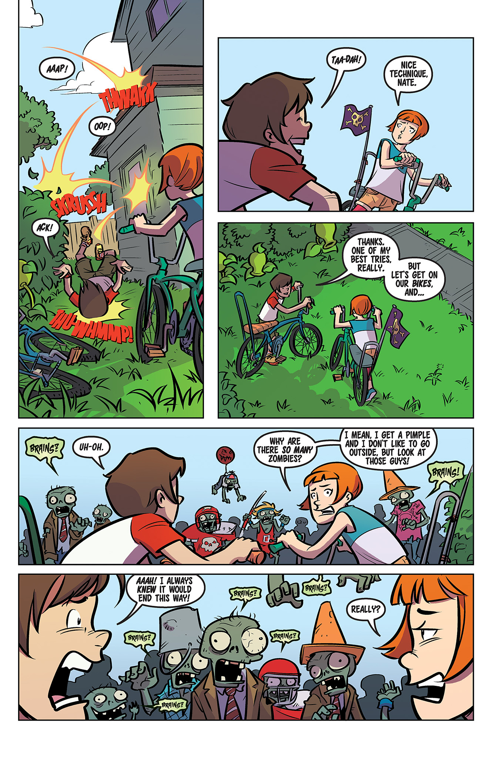 Read online Plants vs. Zombies: Lawnmageddon comic -  Issue #1 - 12