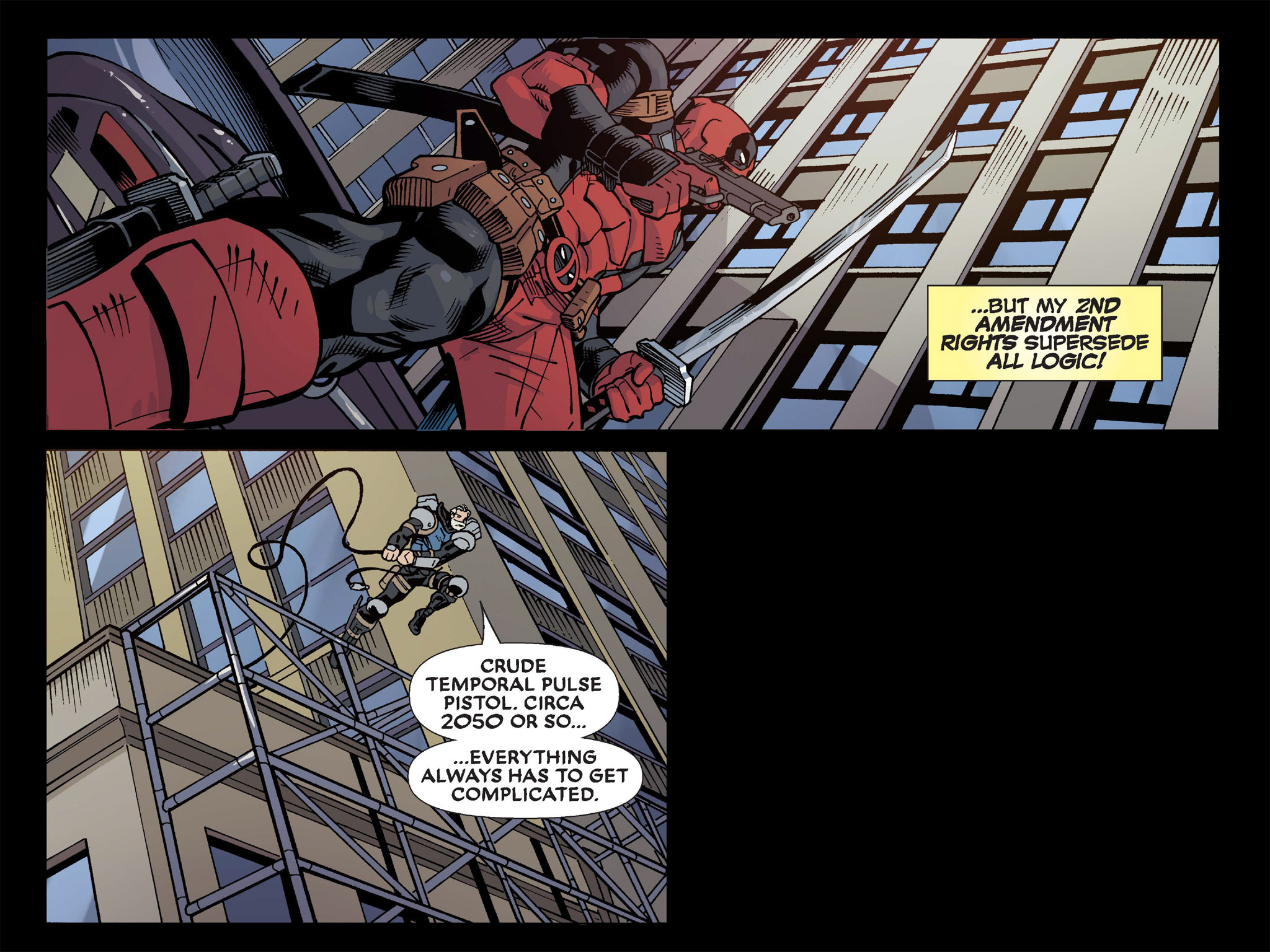 Read online Deadpool & Cable: Split Second Infinite Comic comic -  Issue #2 - 48