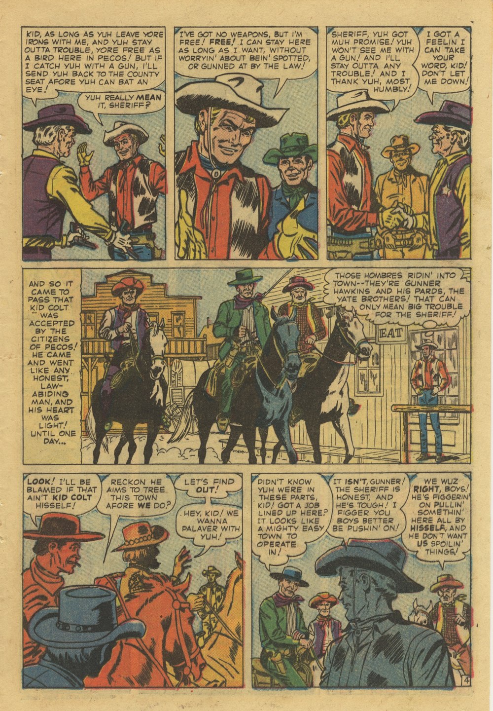 Read online Kid Colt Outlaw comic -  Issue #87 - 13