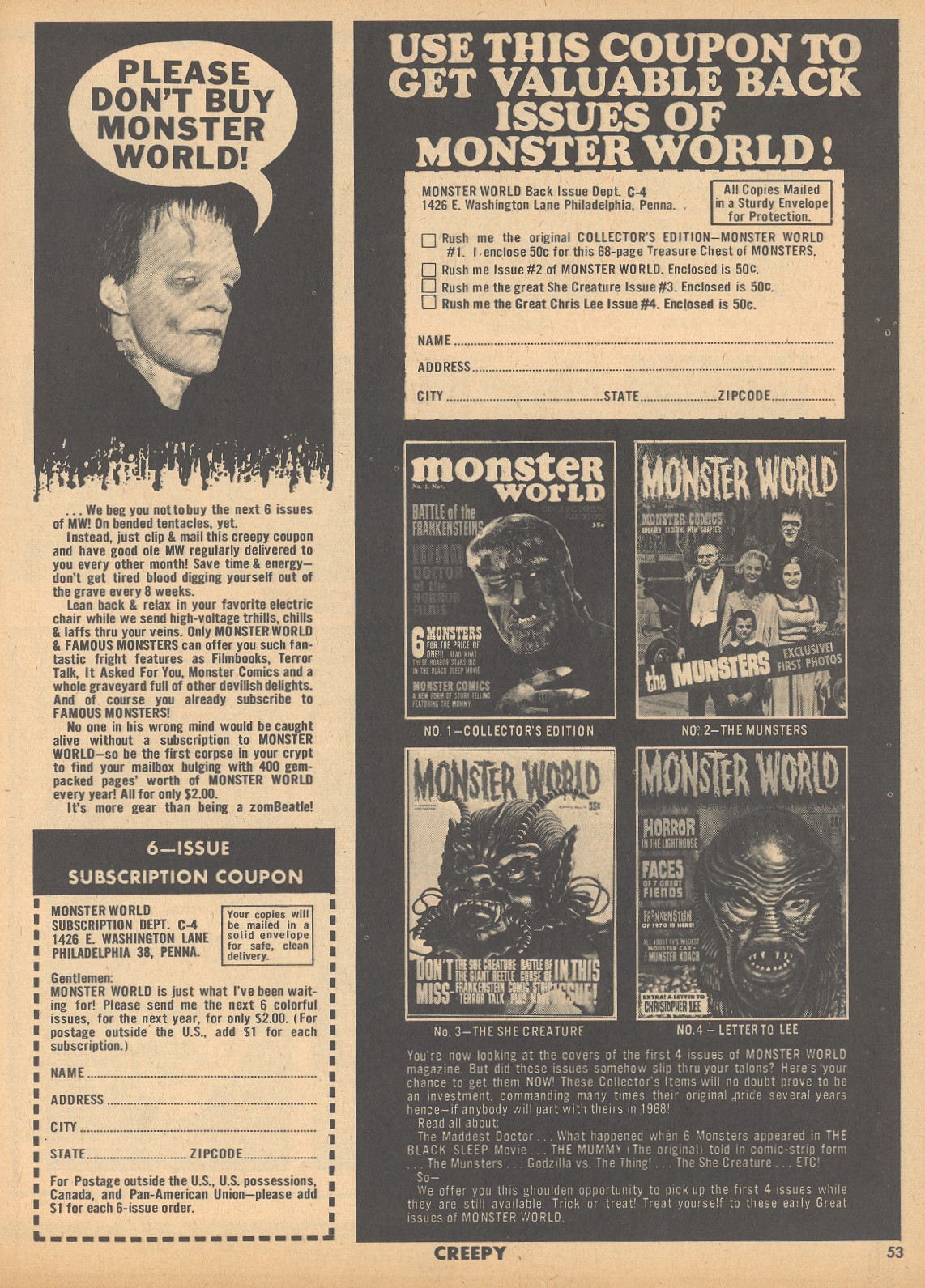 Read online Creepy (1964) comic -  Issue #4 - 53