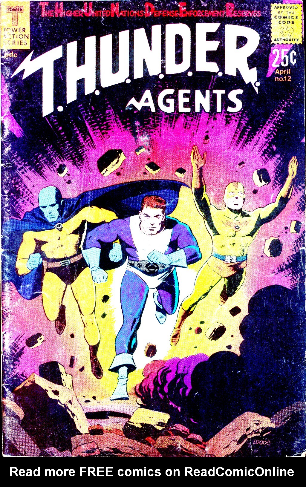 Read online T.H.U.N.D.E.R. Agents (1965) comic -  Issue #12 - 1