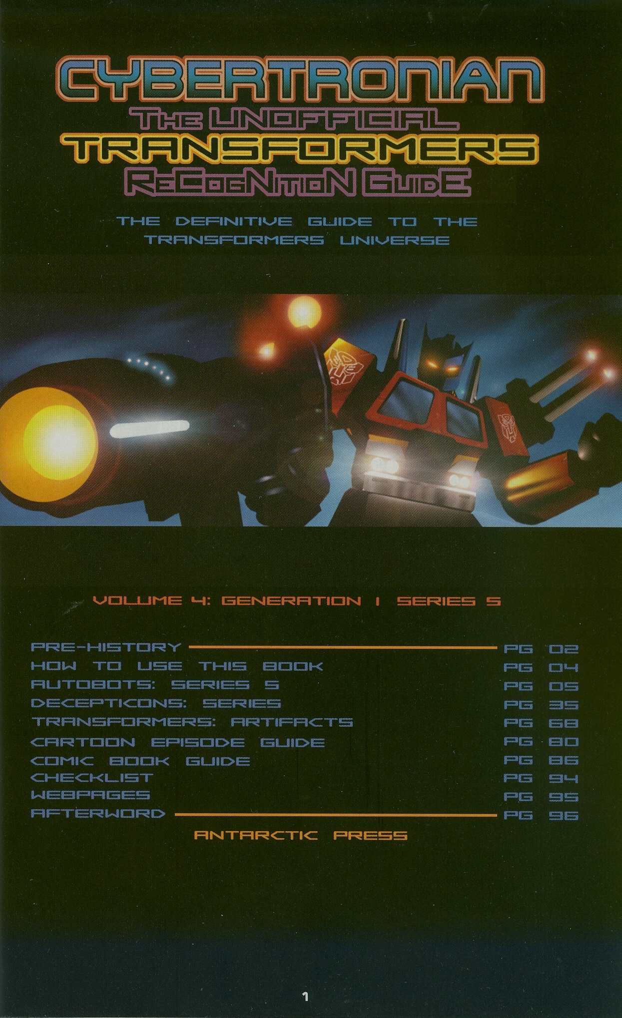 Read online Cybertronian: An Unofficial Transformers Recognition Guide comic -  Issue #4 - 3