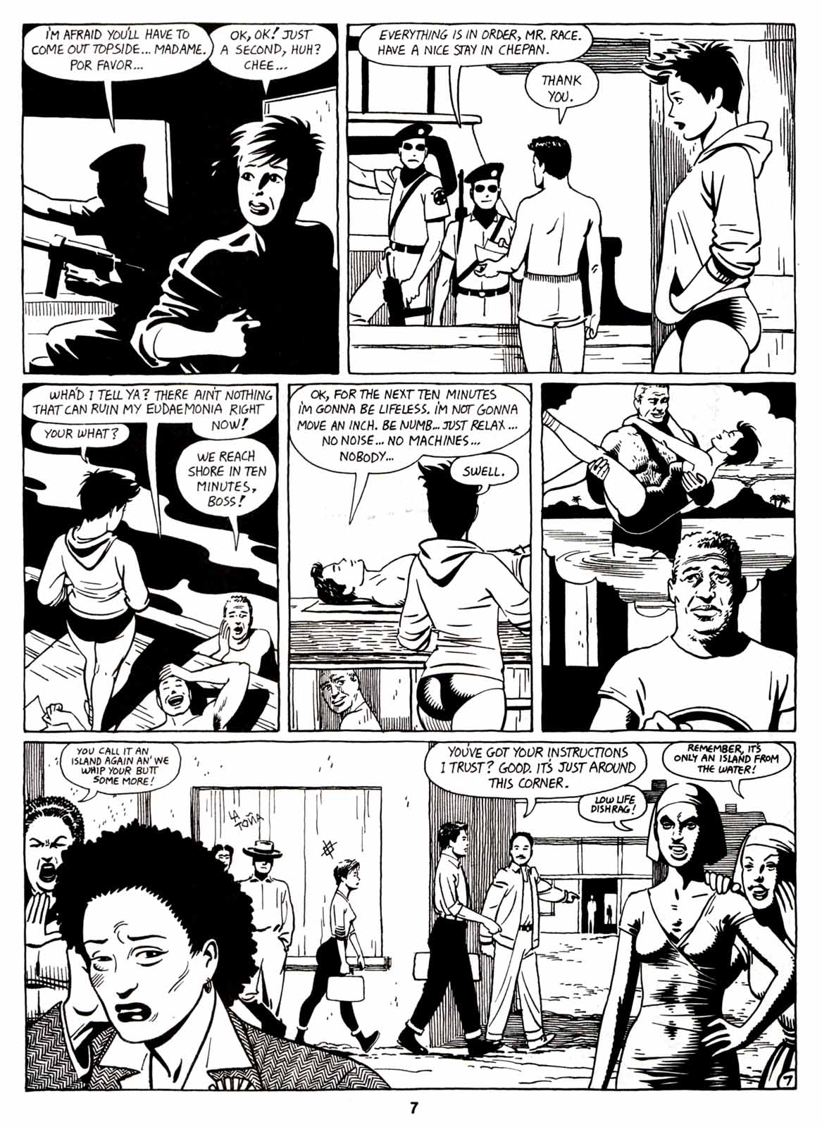 Read online Love and Rockets (1982) comic -  Issue #7 - 9