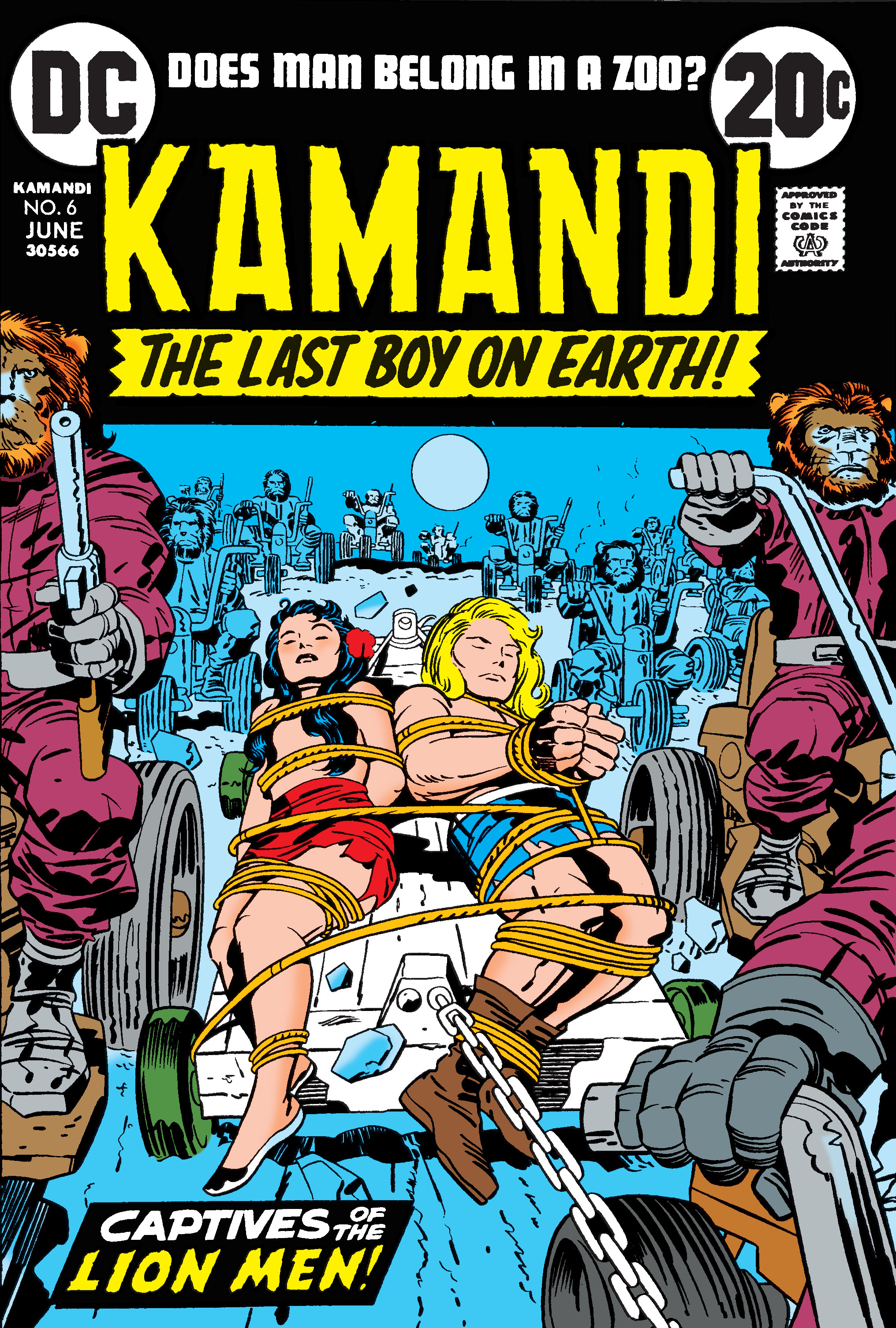 Read online Kamandi, The Last Boy On Earth comic -  Issue #6 - 1