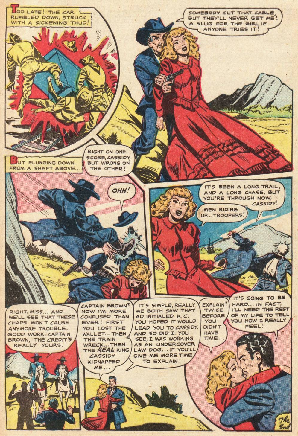 Read online Cowgirl Romances (1950) comic -  Issue #5 - 33