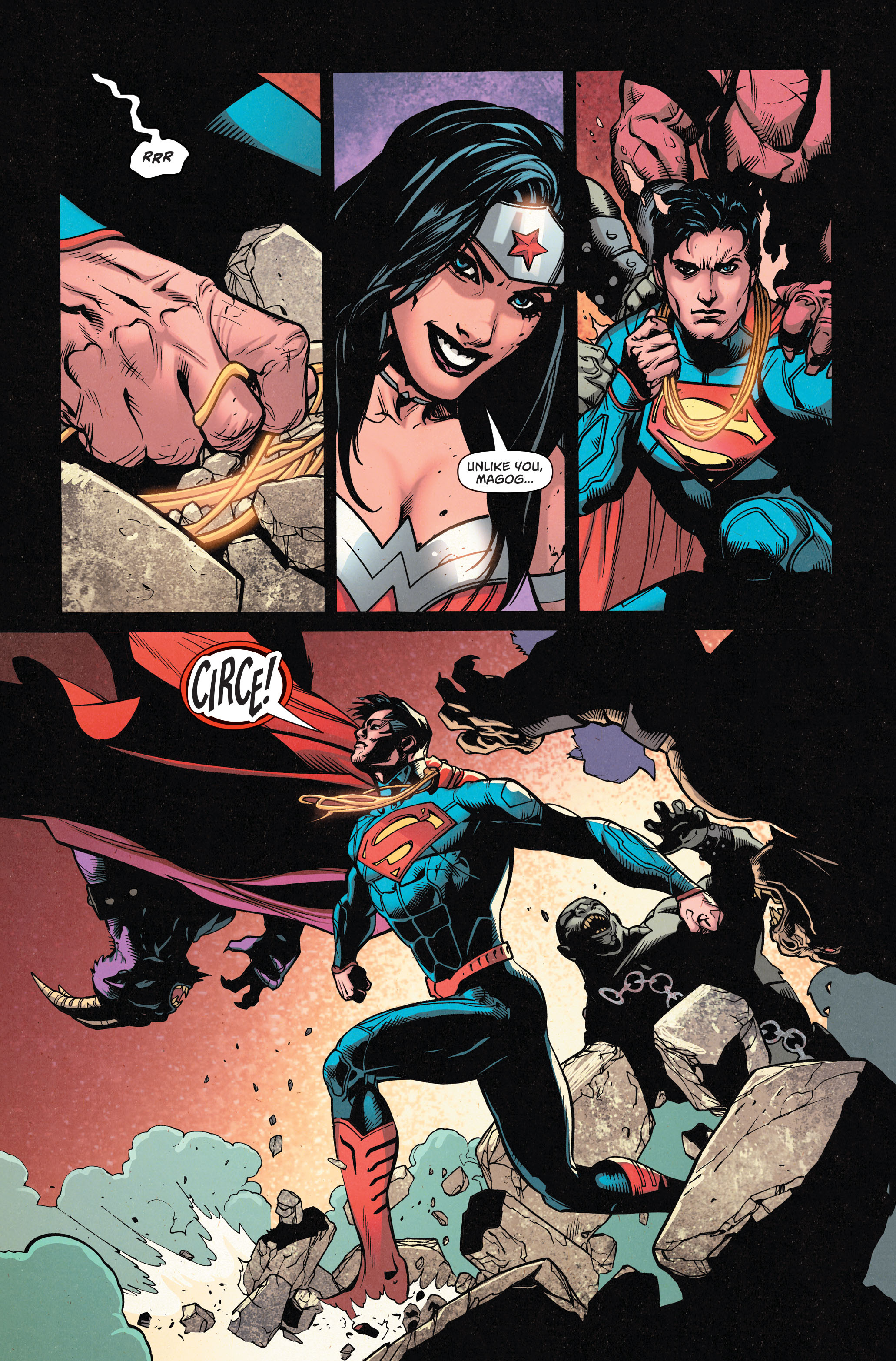 Read online Superman/Wonder Woman comic -  Issue # _TPB 3 - Casualties of War - 113