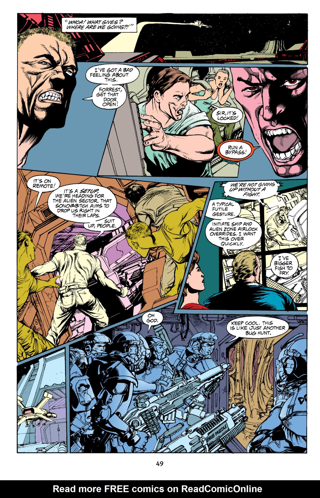 Read online Aliens Omnibus comic -  Issue # TPB 3 - 50