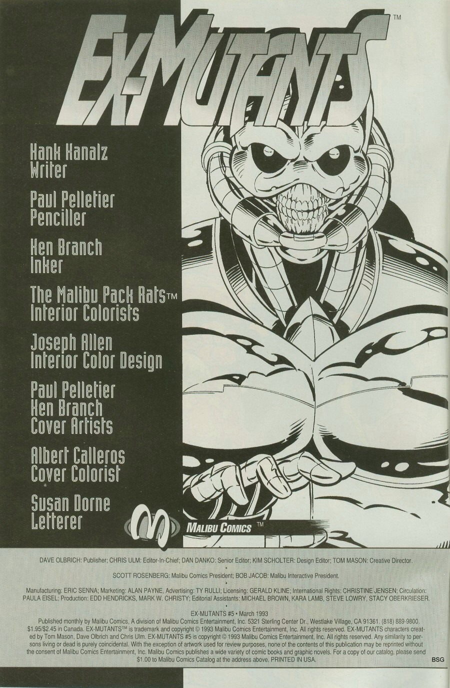 Read online Ex-Mutants comic -  Issue #5 - 2