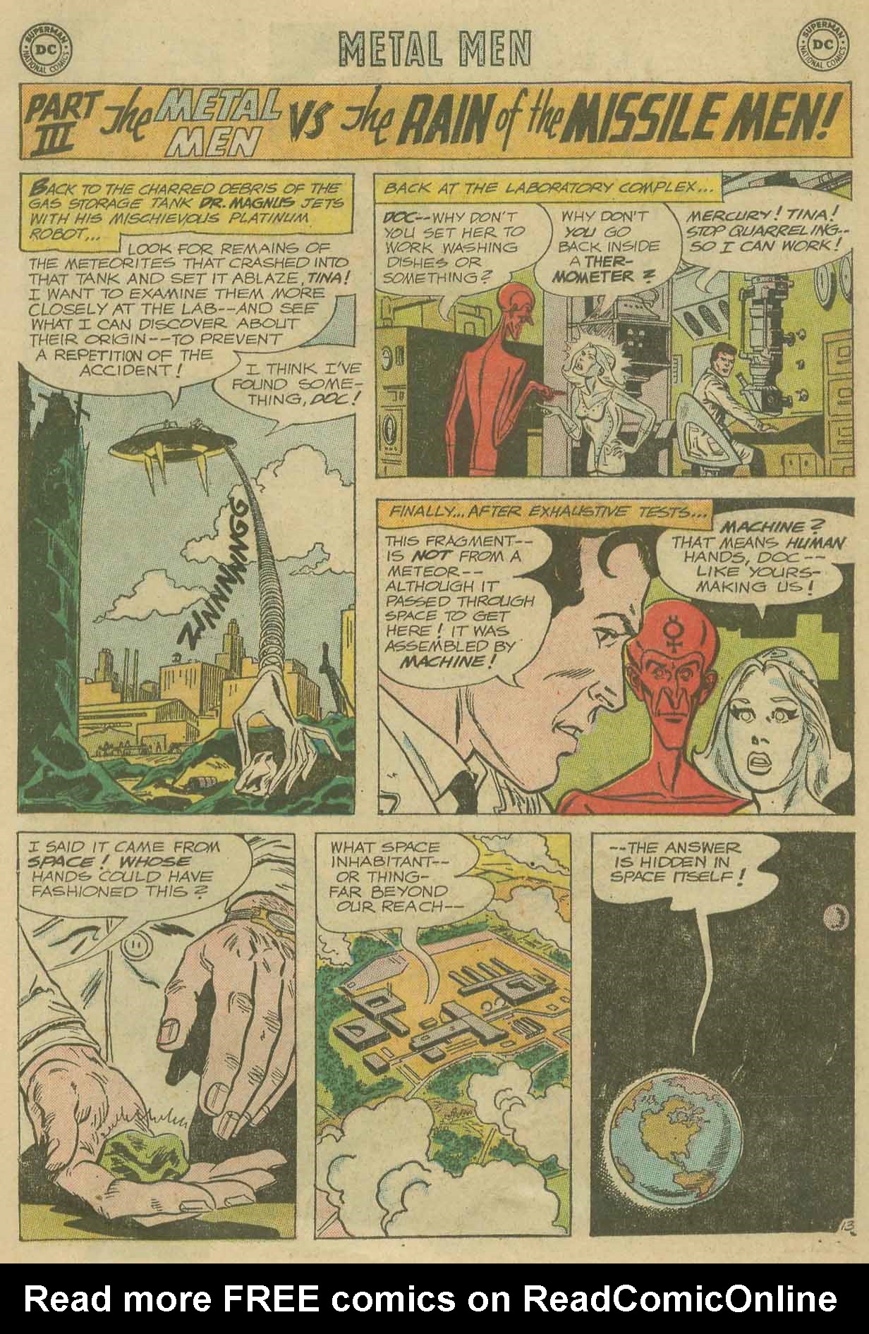 Read online Metal Men (1963) comic -  Issue #1 - 18