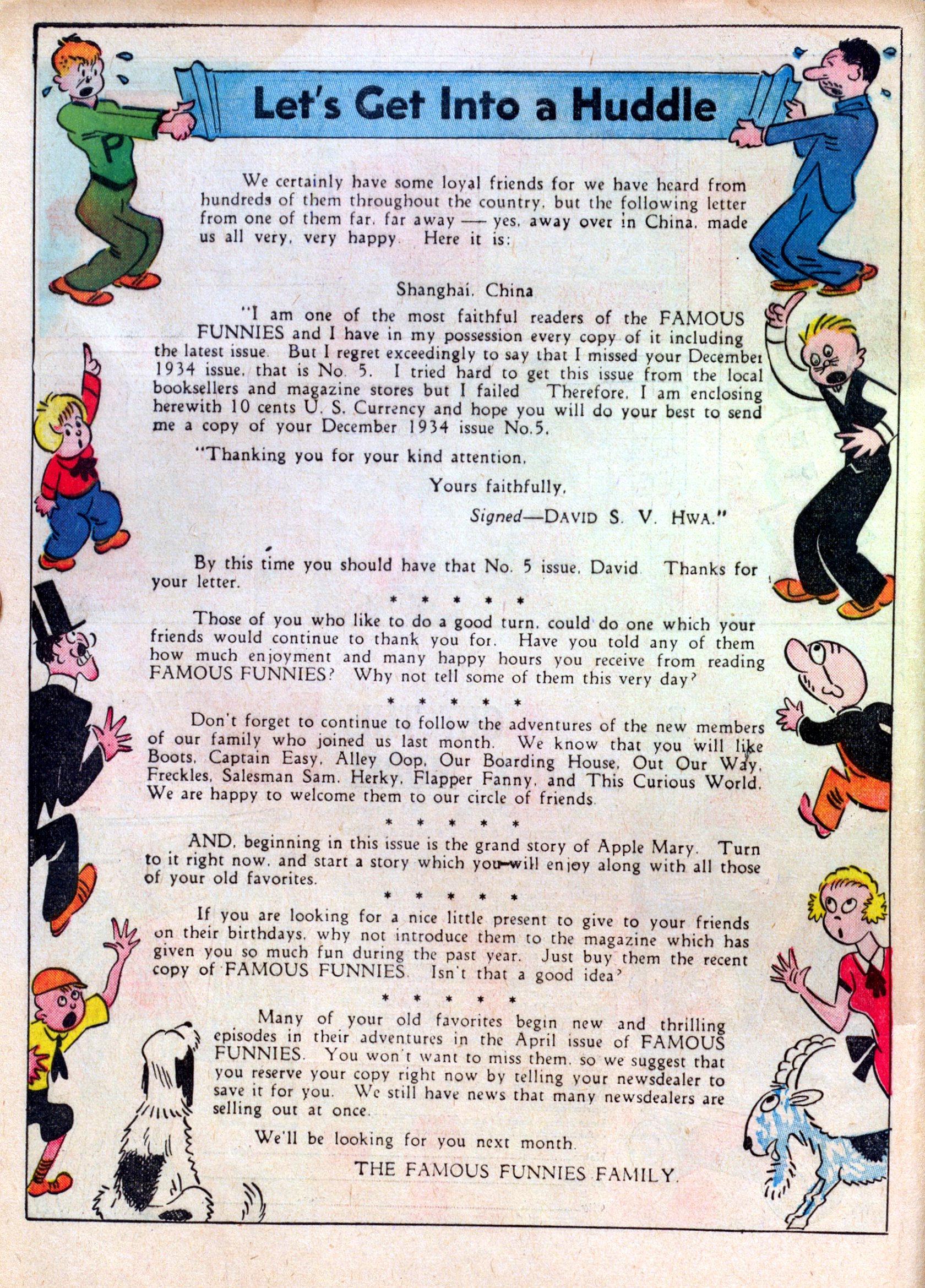 Read online Famous Funnies comic -  Issue #20 - 6